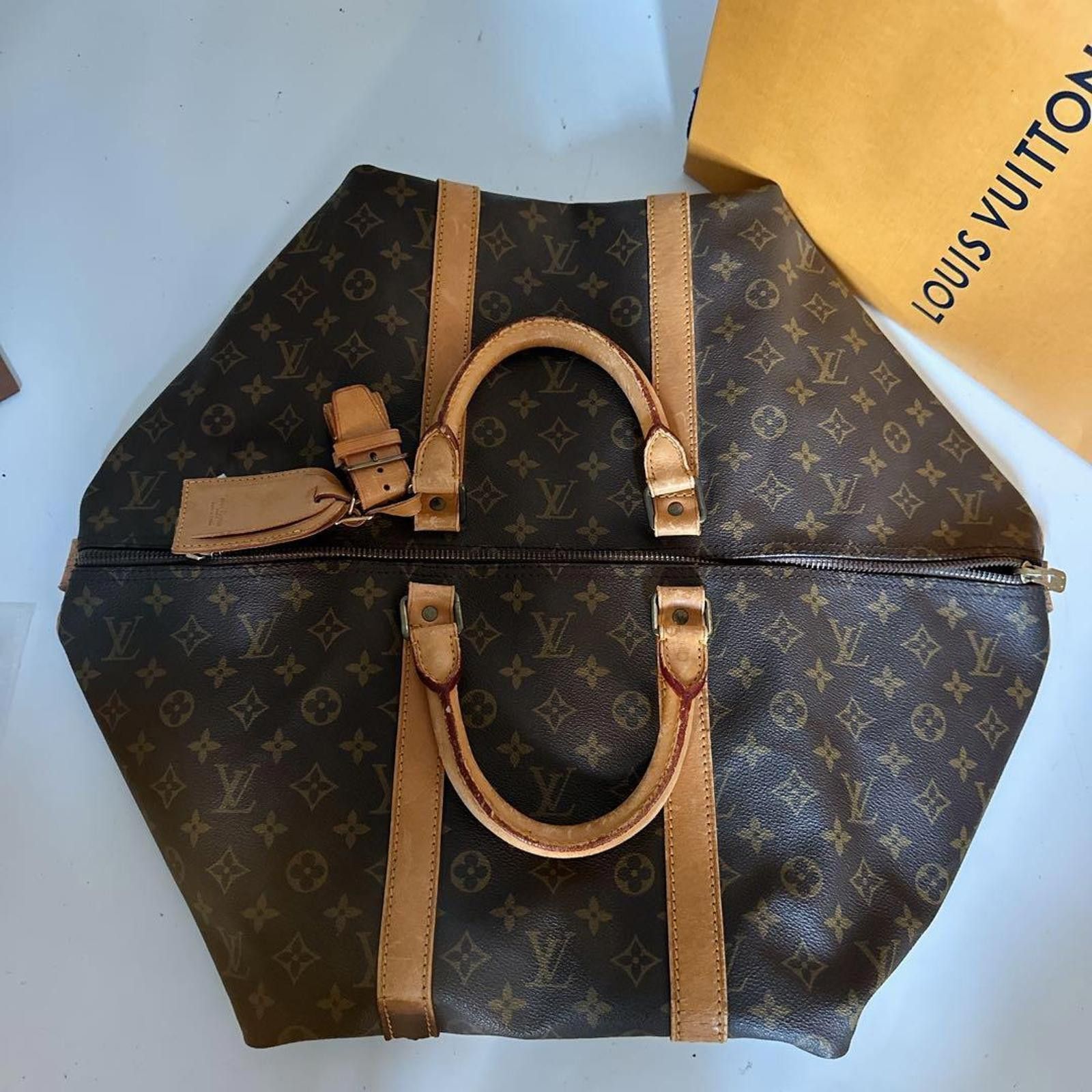 Louis Vuitton Louis Vuitton - Vintage Monogram Keepall 50 Size ONE SIZE - 9 Thumbnail