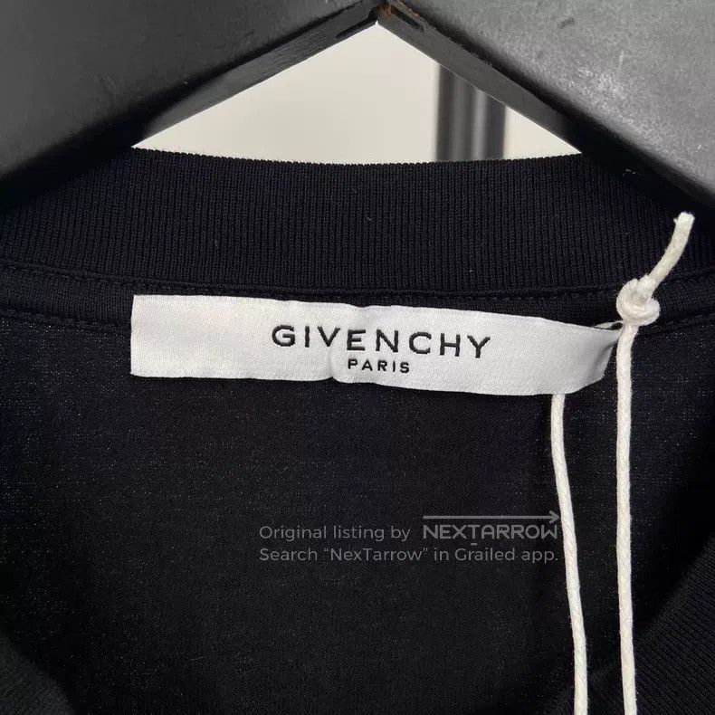 Givenchy Givenchy Handwritten Letter Embroidered Short Sleeve Size US S / EU 44-46 / 1 - 4 Thumbnail