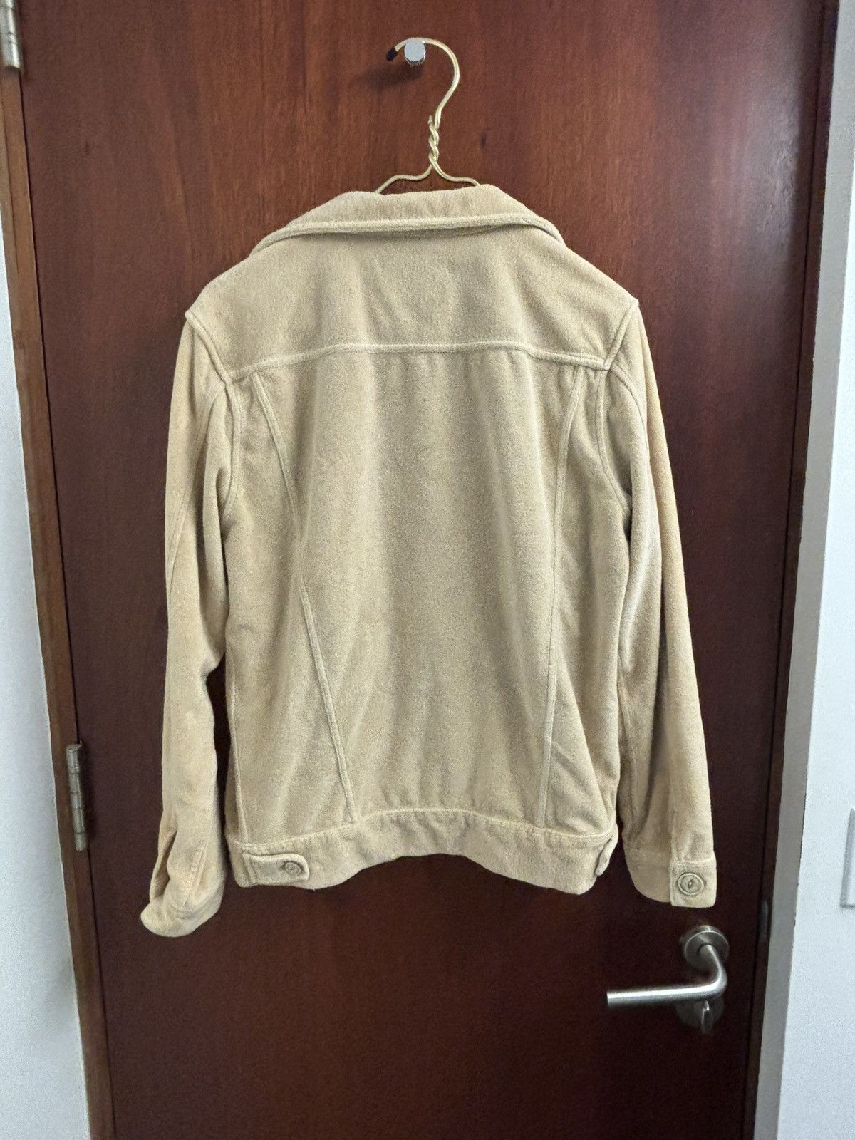 Edwin × Lee × Vintage SURF RIDER trucker jacket beige terry cloth Size US M / EU 48-50 / 2 - 2 Thumbnail