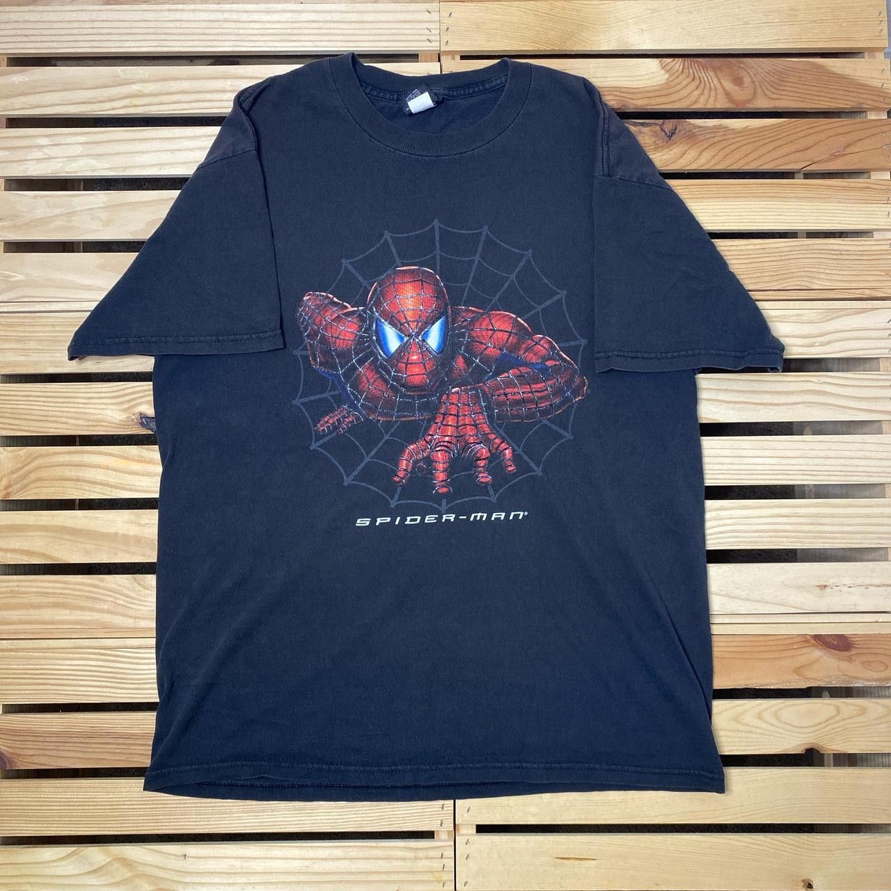 Other Vintage Spiderman 1 Black Superhero Movie Tee Size Large Size US L / EU 52-54 / 3 - 1 Thumbnail