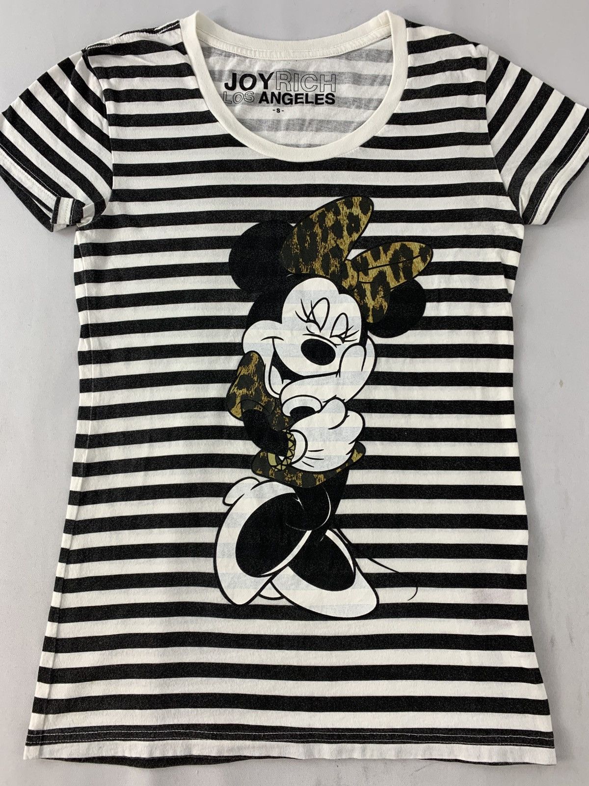 Mickey Mouse Joy Rich Los Angeles Minnie Mouse Striped Tee Tshirt Size S / US 4 / IT 40 - 3 Thumbnail
