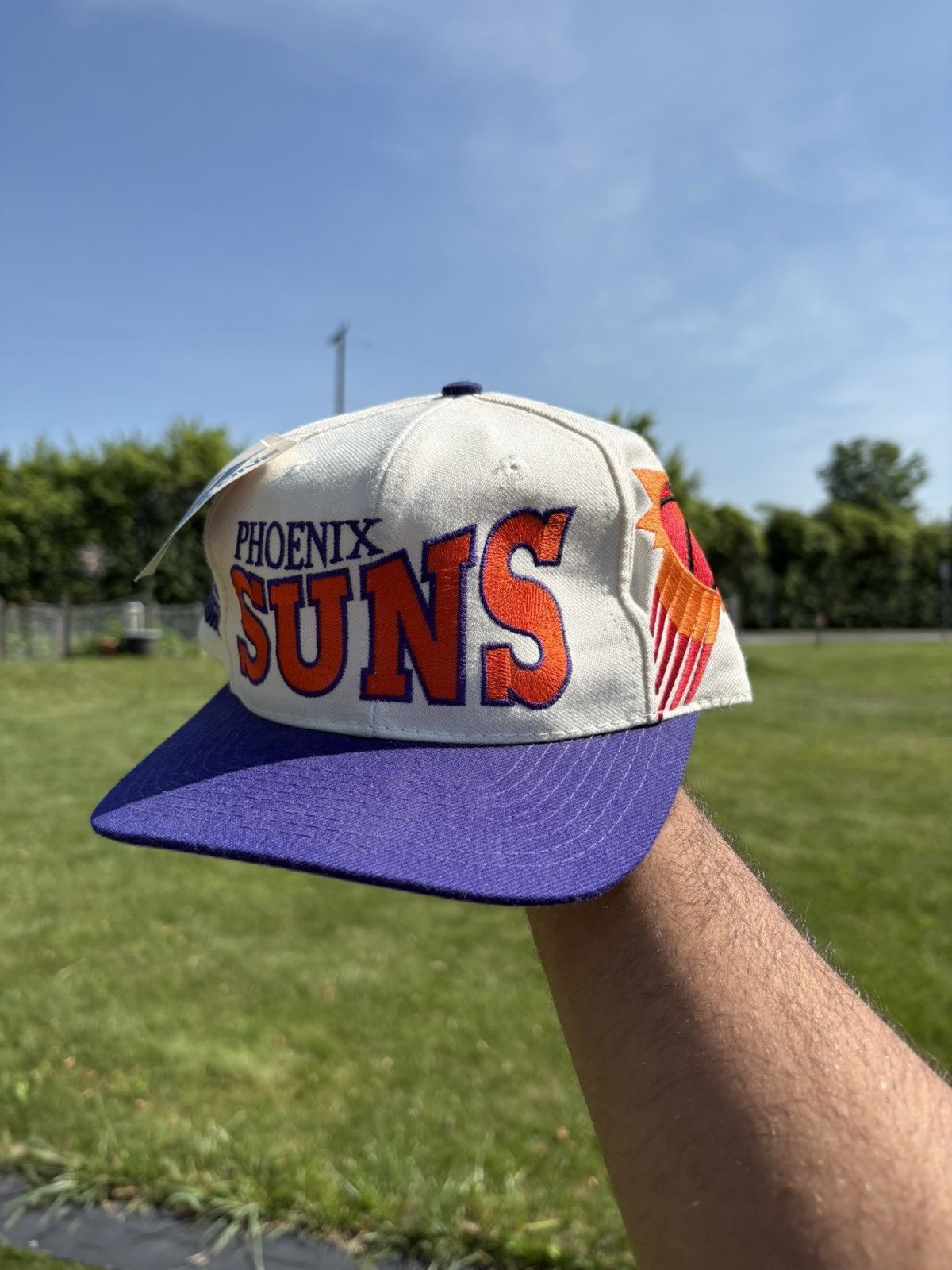 Apex Phoenix Suns NBA Apex One Vintage 90s NOS NWT Hat 7 1/4 Size ONE SIZE - 2 Thumbnail