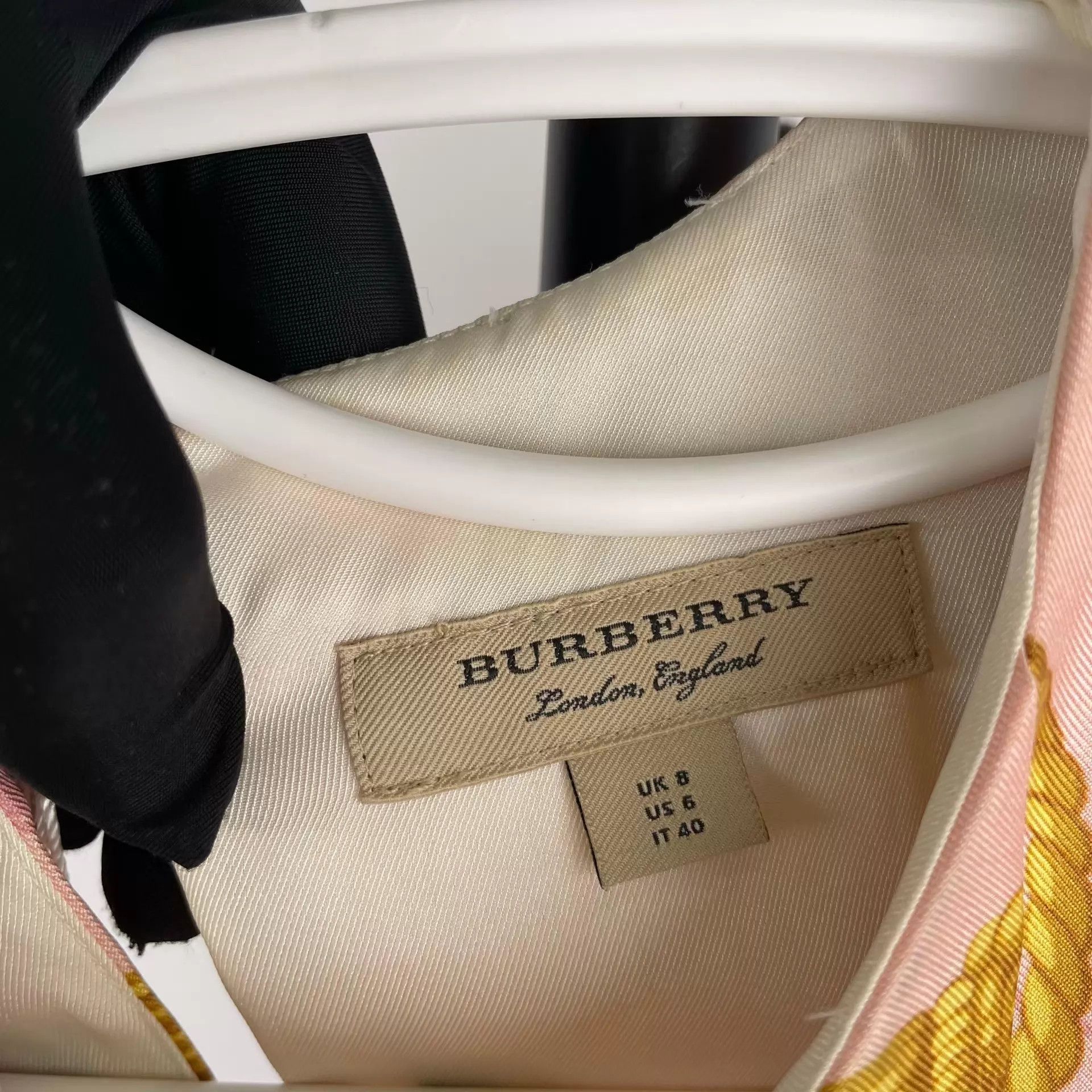 Burberry Burberry Silk Maxi Dress Size 8 260507JCL9Y57 Size M / US 6-8 / IT 42-44 - 6 Thumbnail