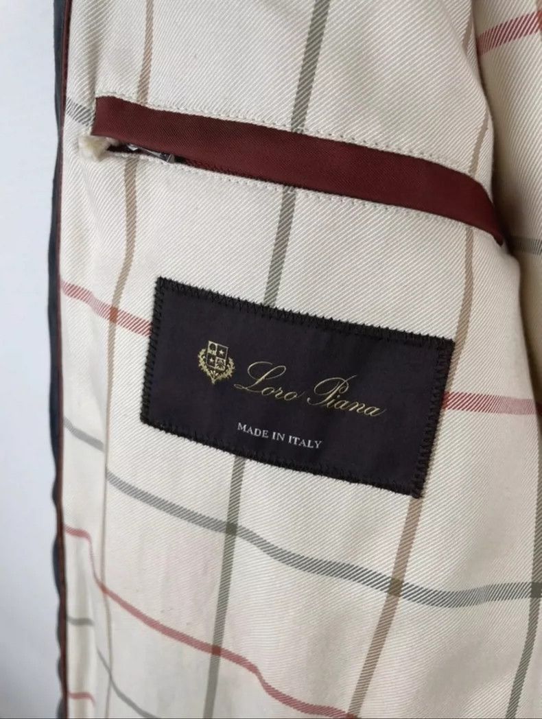 Loro Piana LORO PIANA Anti-pile sheepskin hunting goose down jacket Size US L / EU 52-54 / 3 - 8 Thumbnail