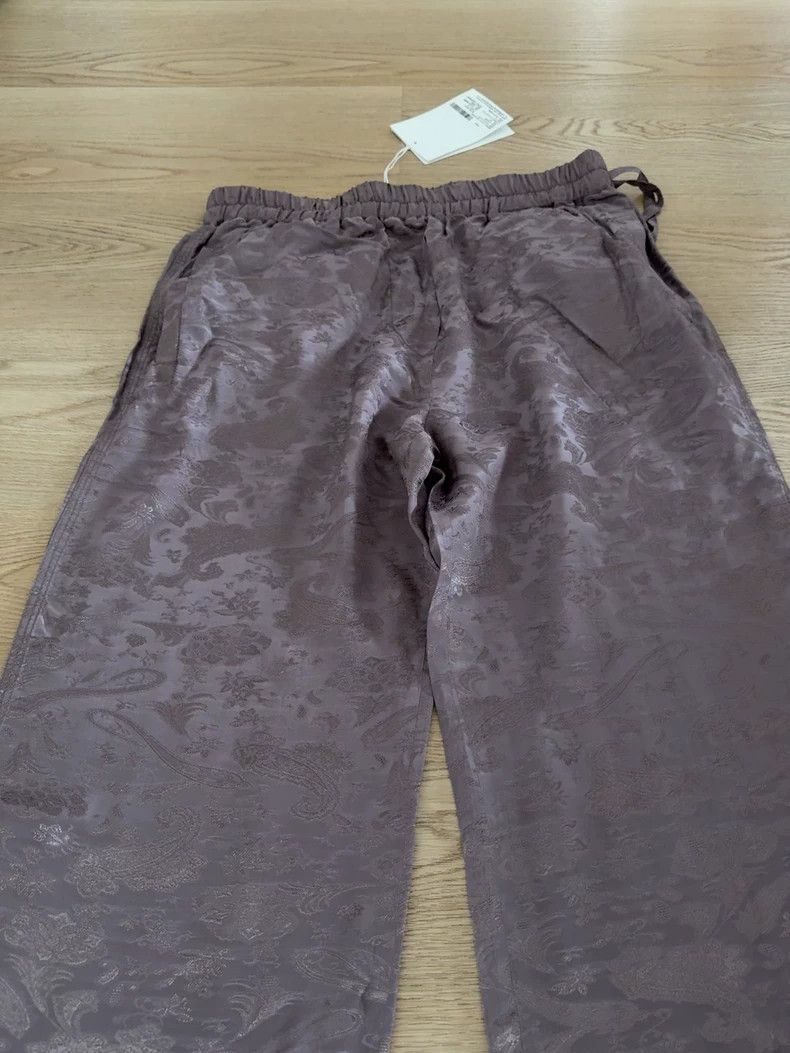Acne Studios Acne Studios Satin-textured purple-gray straight-leg pants Size US 36 / EU 52 - 2 Thumbnail
