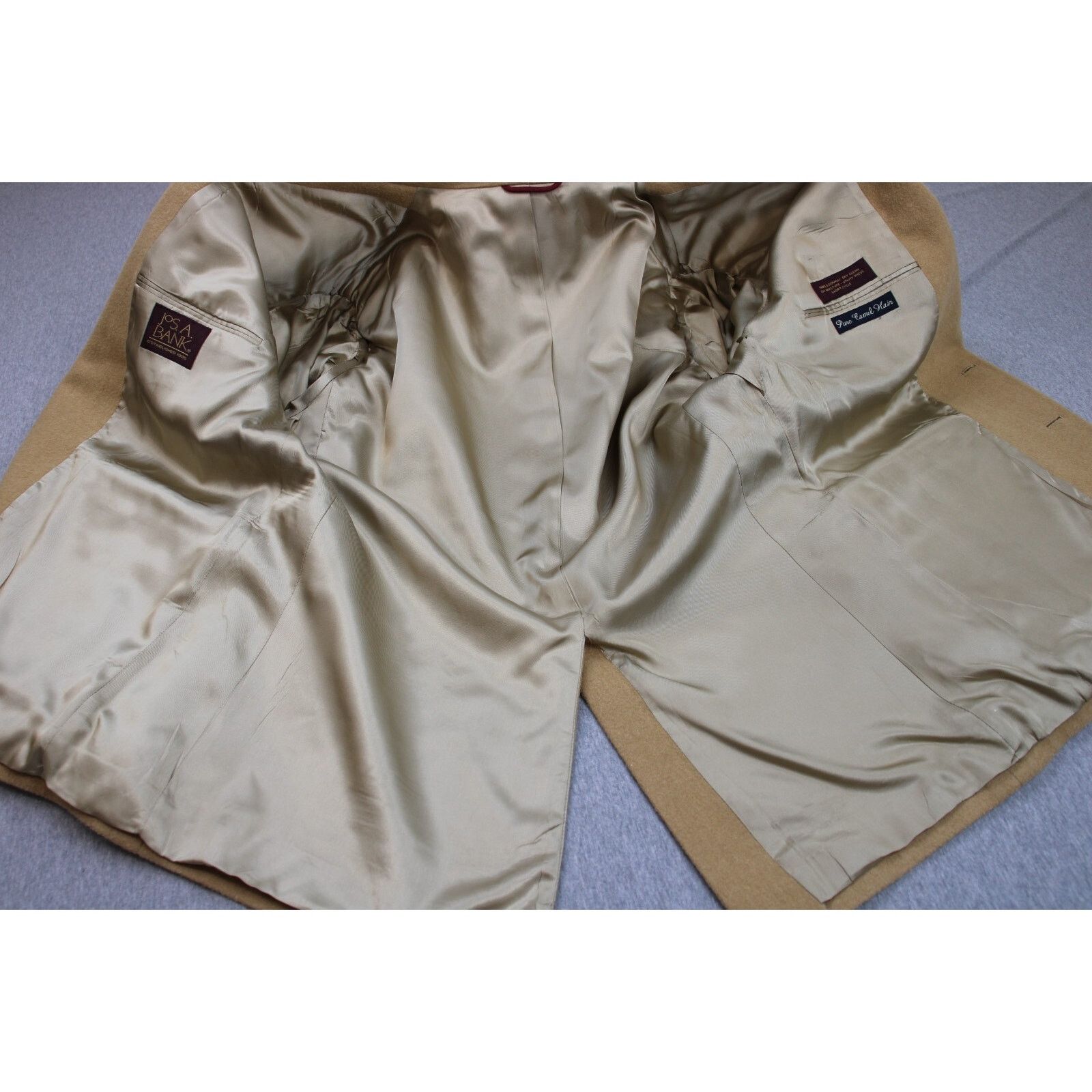 Jos. A. Bank Jos A Bank Blazer Mens 42S Beige Camel Hair Long Sleeve Size 42S - 5 Thumbnail