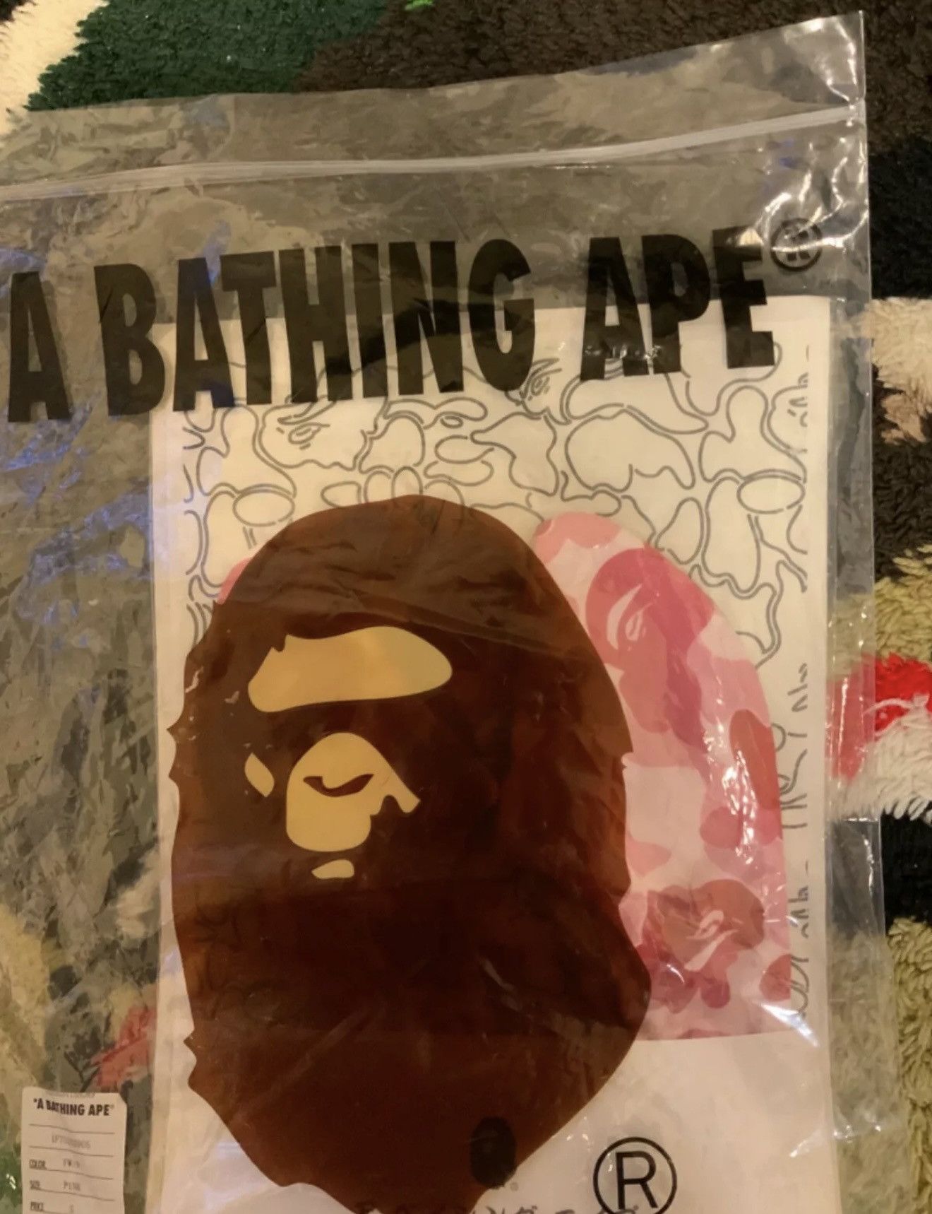 Bape BAPE ABC CAMO Pink Japanese Socks Size ONE SIZE - 4 Thumbnail