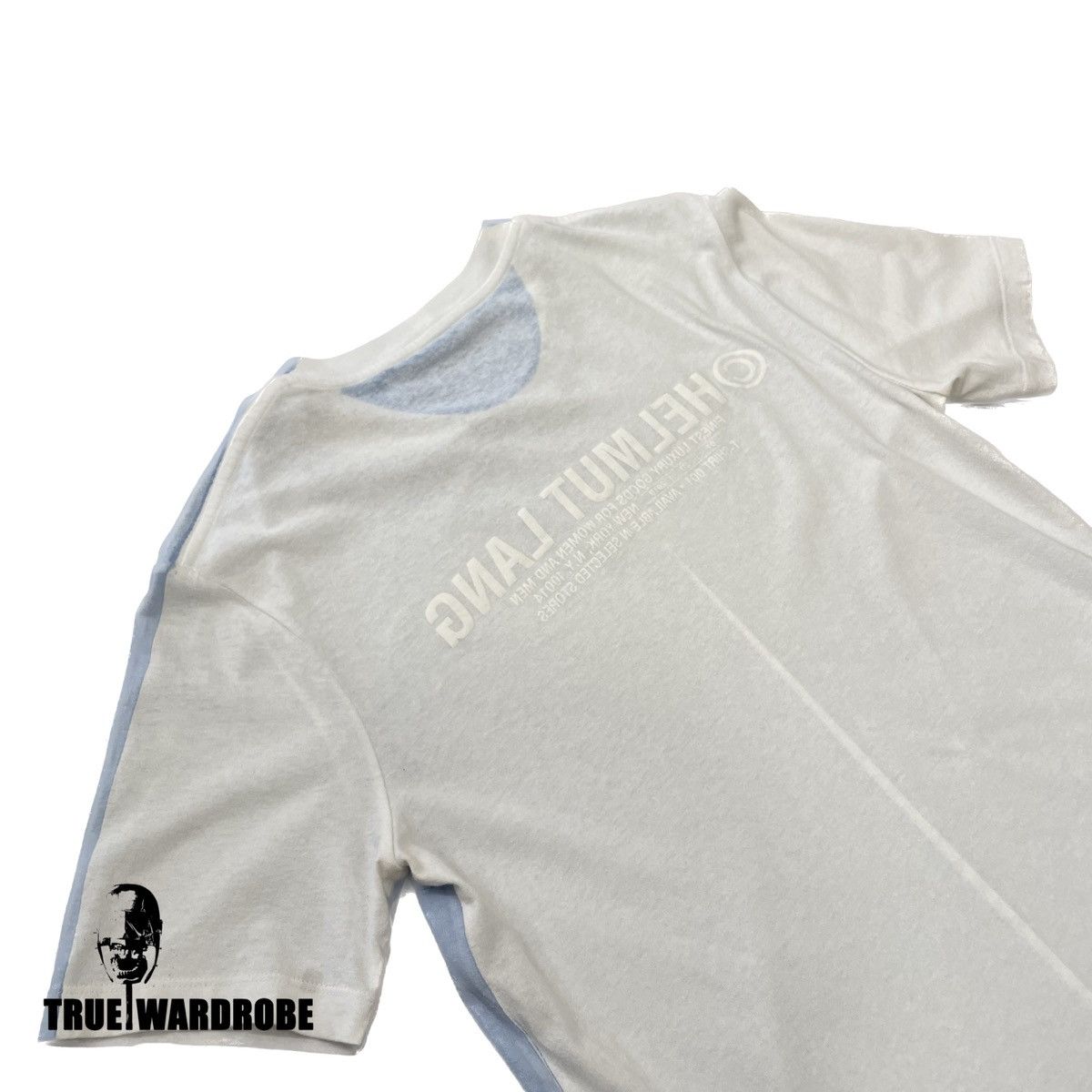 Helmut Lang Helmut lang Square Blue & White T shirt Size US S / EU 44-46 / 1 - 3 Thumbnail