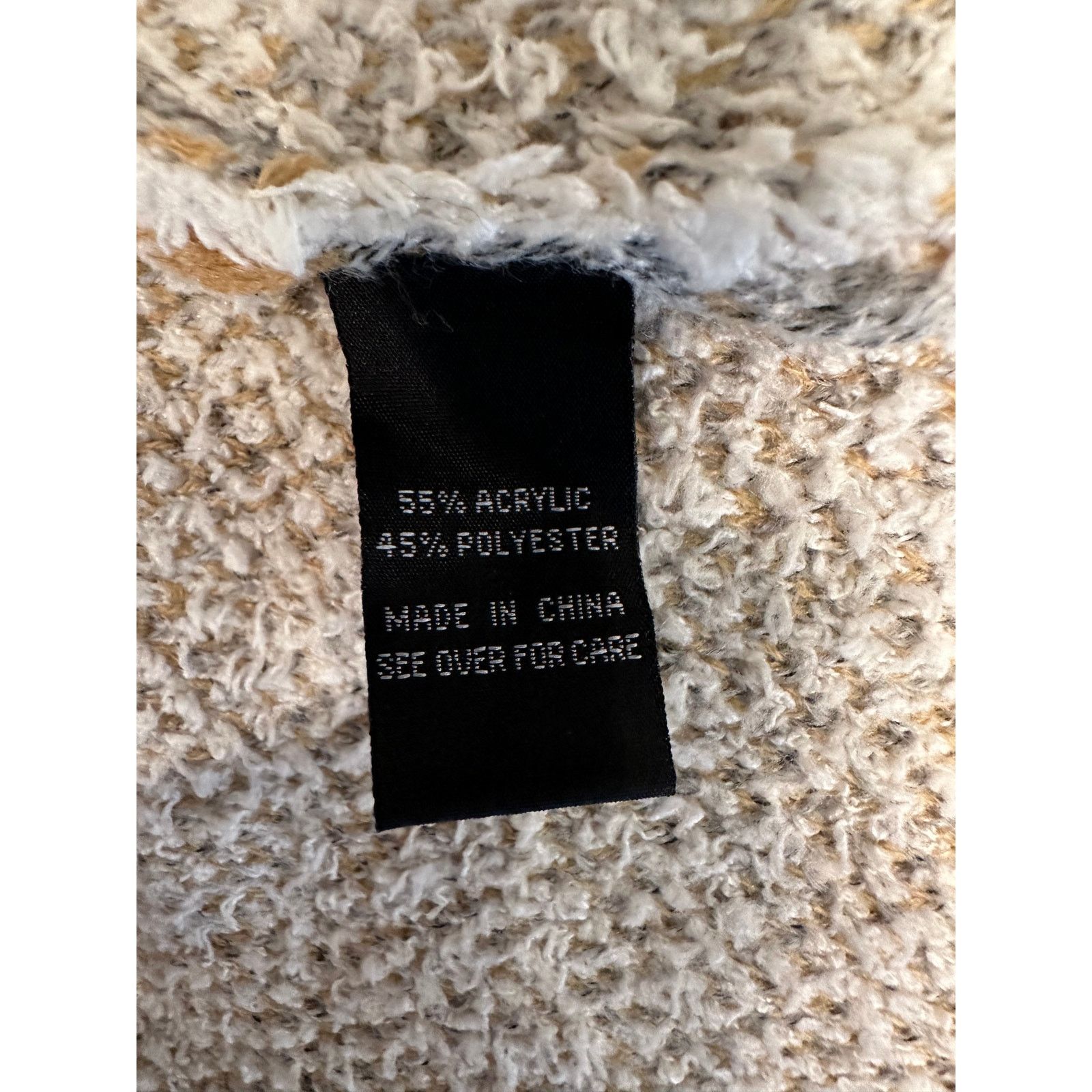 Other Fortune & Ivy Layla Open Cardigan Cream Tan Grey size L Size L / US 10 / IT 46 - 12 Thumbnail