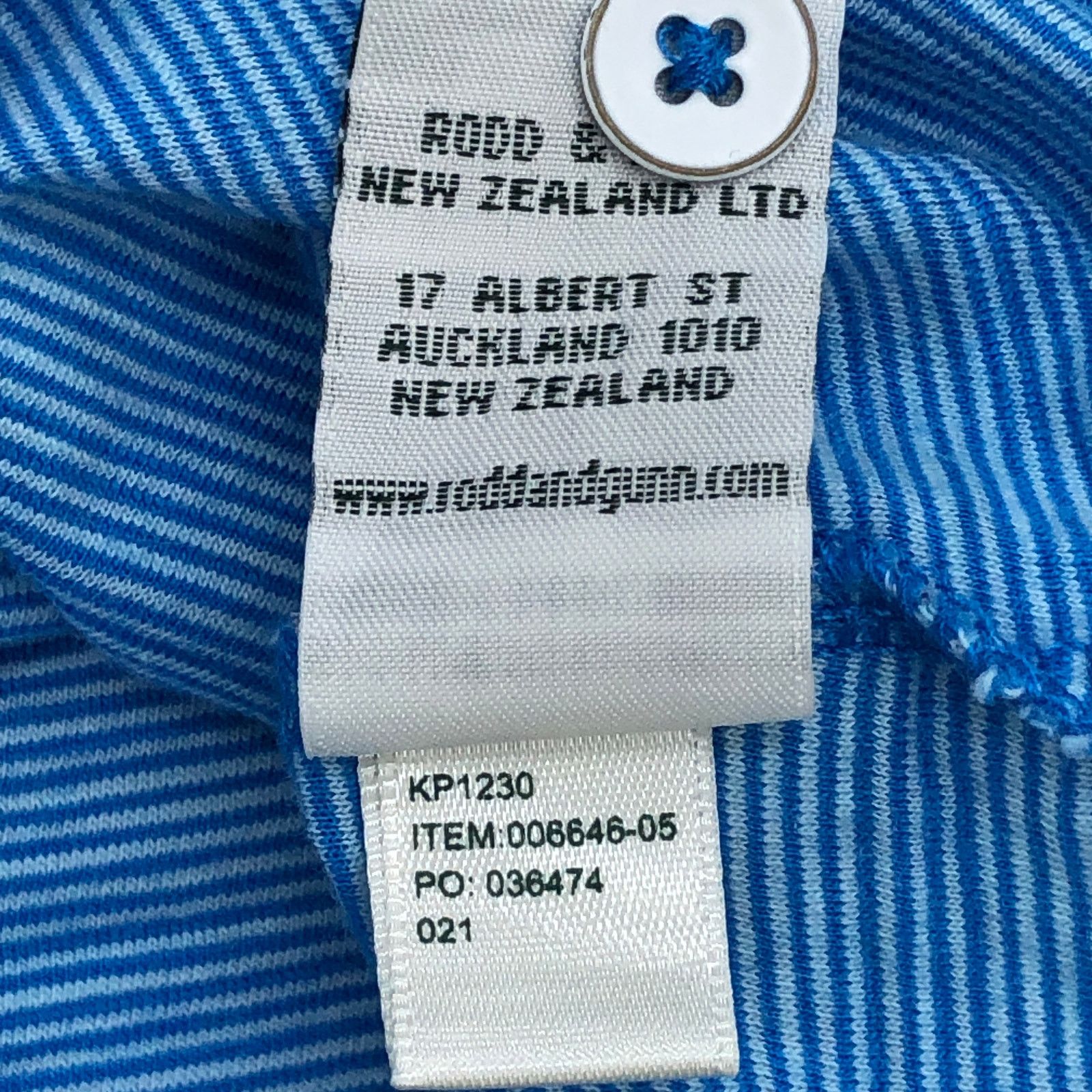 Rodd & Gunn Rodd & Gunn M Shirt Lillburn Polo Sports Fit Slub Stripe Size US M / EU 48-50 / 2 - 17 Thumbnail