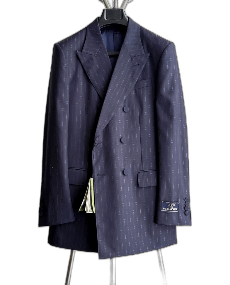 Gucci Gucci Double-Breasted Wool Blazer Jacket - dmc Size M / US 6-8 / IT 42-44 - 1 Thumbnail