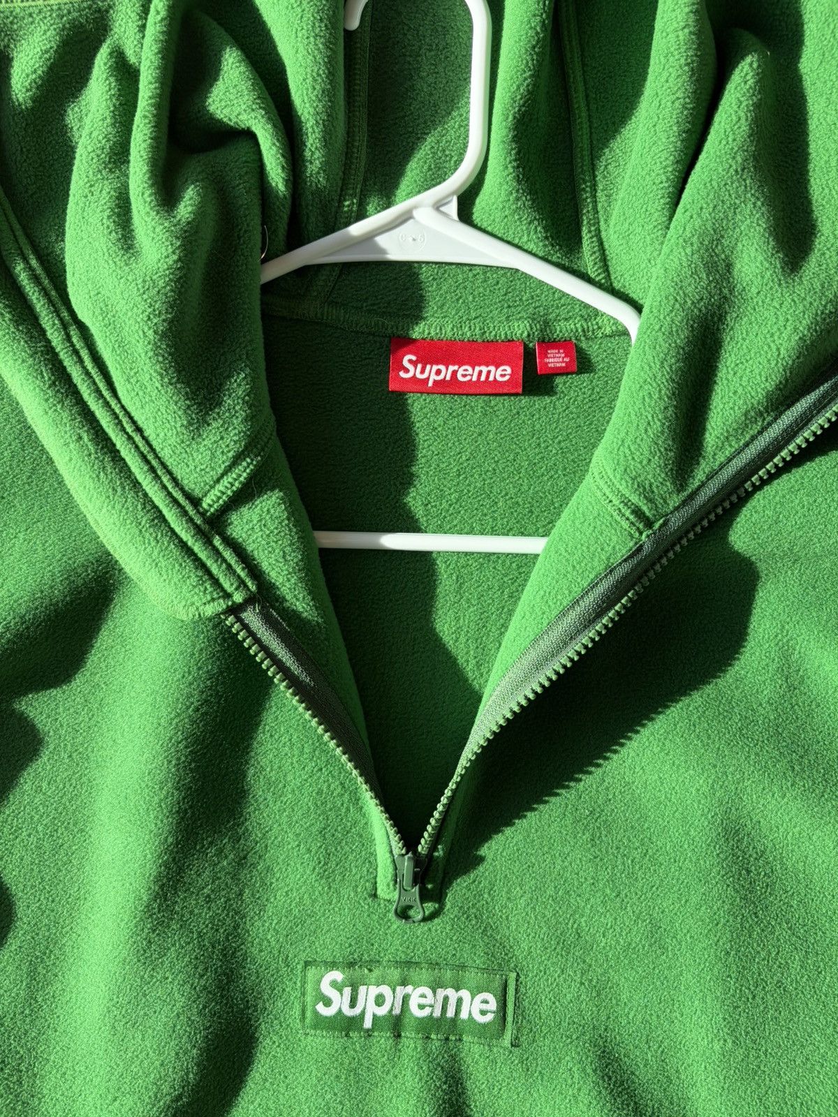 Supreme Supreme Polartec Facemask Half Zip Hooded Sweatshirt (FW24) Size US M / EU 48-50 / 2 - 2 Thumbnail