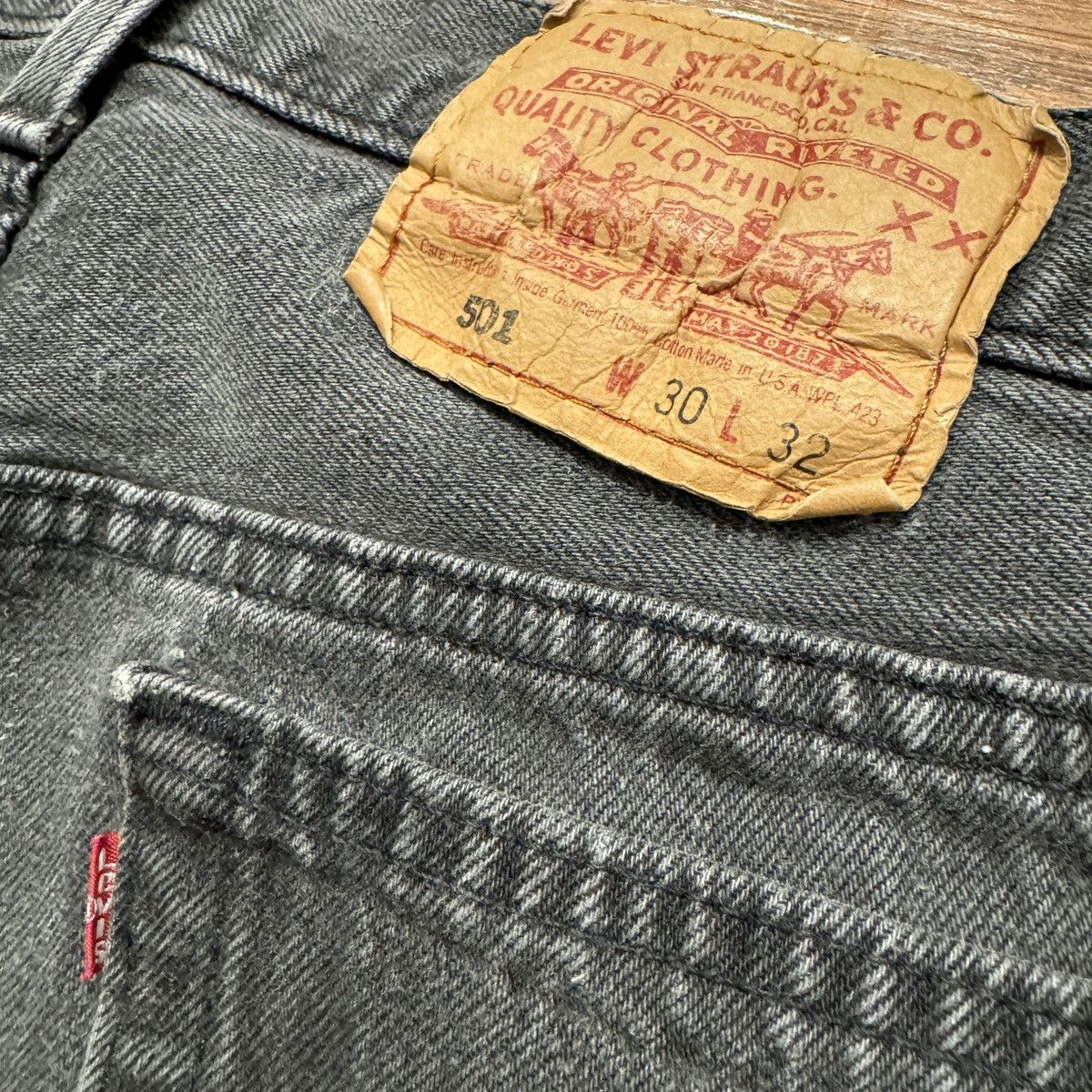 Levi's 90’s Vintage Levi’s 501-0660 /Black Denim Pants Size US 29 - 5 Thumbnail