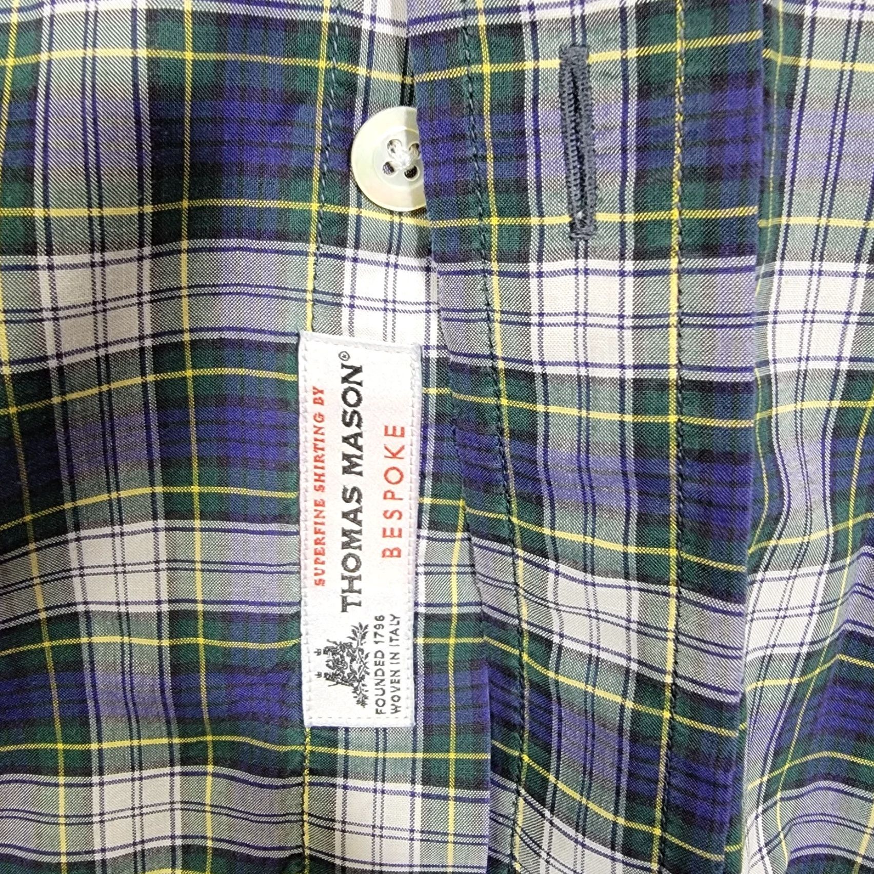 Hamilton Hamilton Shirt Mens XXXL Plaid Button Down Long Sleeve check casual Size US XXL / EU 58 / 5 - 3 Thumbnail