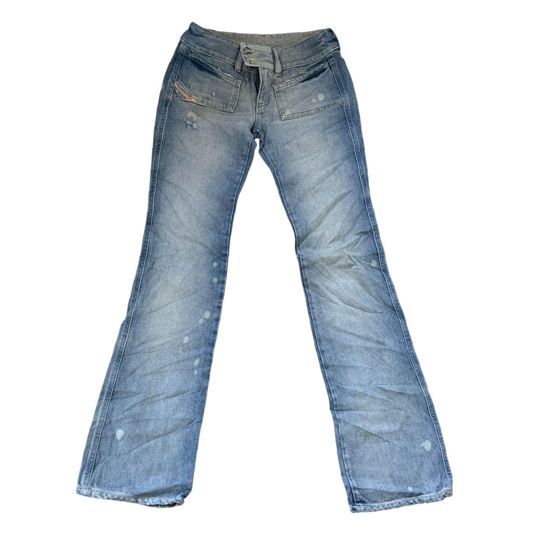 Diesel Diesel Industry Hush DS Light Blue Jeans 26 W26 L34 Women Distressed 5-Pocket Denim Jeans Size 26" / US 2 / IT 38 - 2 Thumbnail