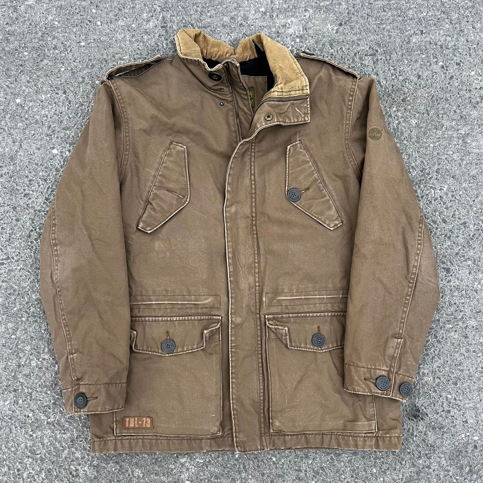 90’s timberland work jacket!! Vintage 90s Timberland Weathergear Leather Chore Field
