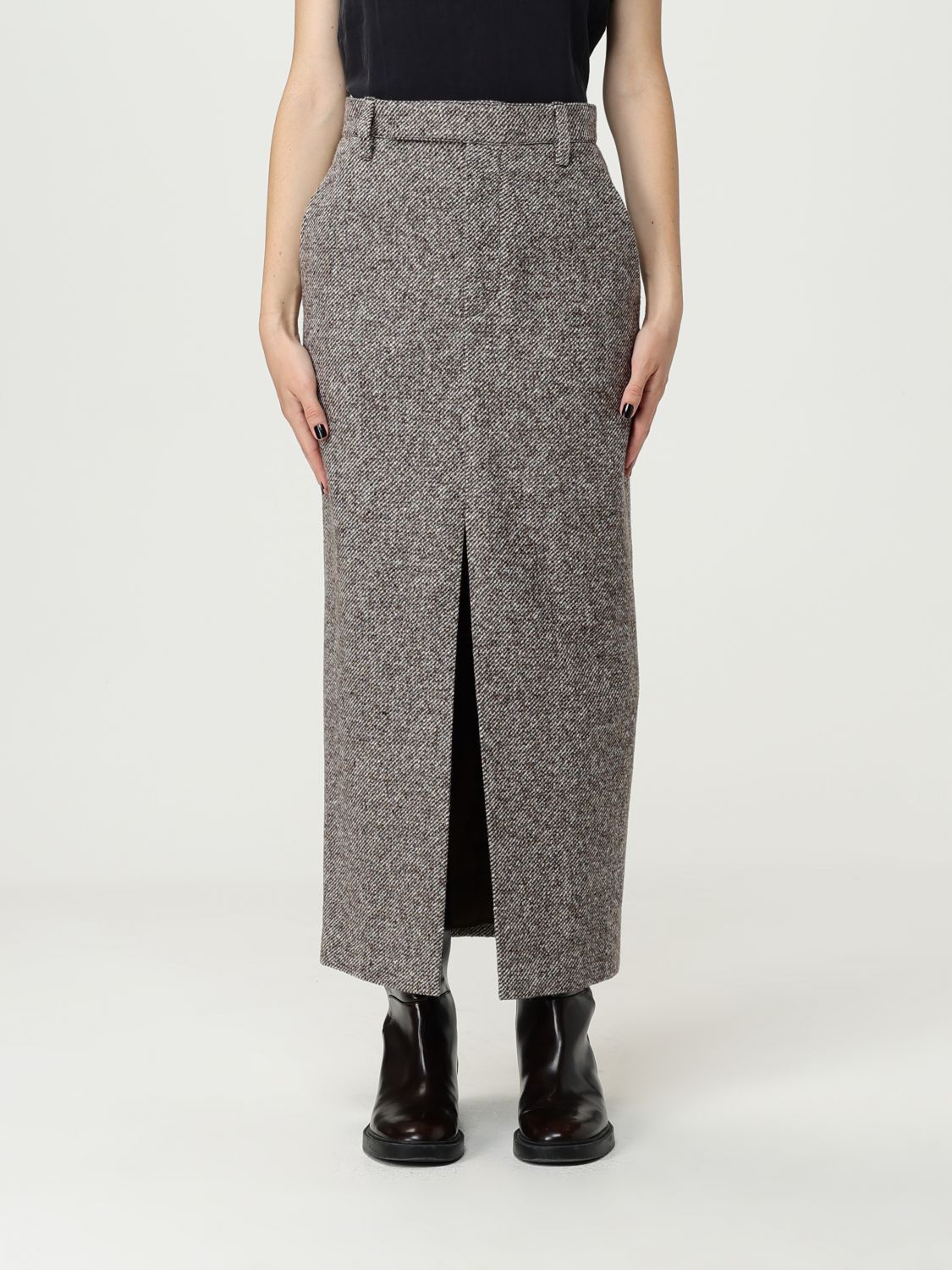 Brunello Cucinelli Skirt Woman Brown
