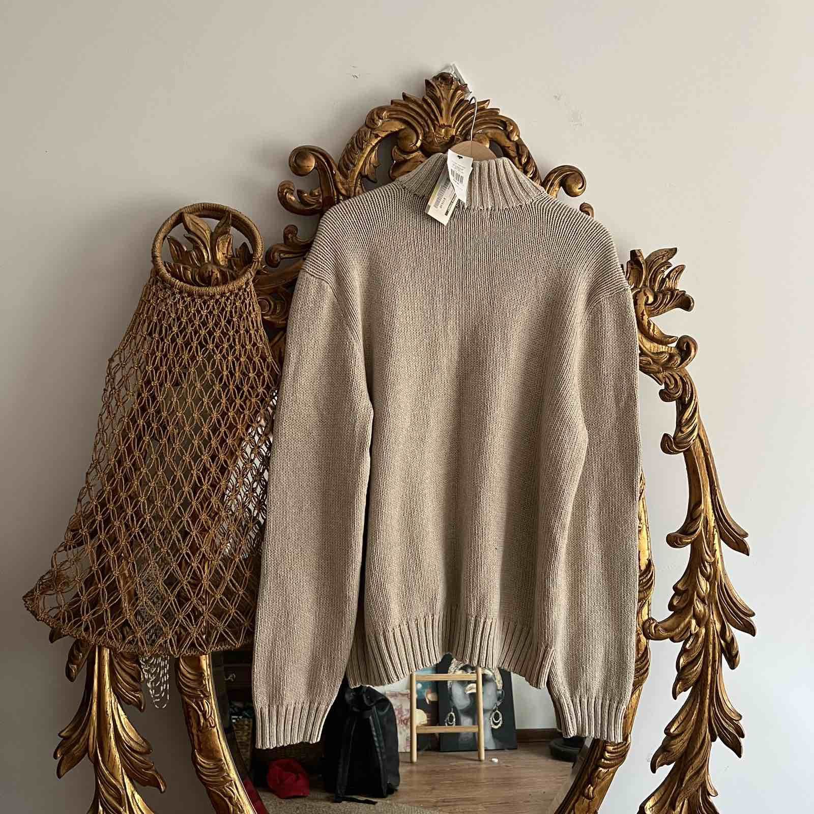 Polo Ralph Lauren × Vintage Vintage Polo Ralph Lauren 1\4 Zip Knit Sweater 90s Size US XL / EU 56 / 4 - 3 Thumbnail