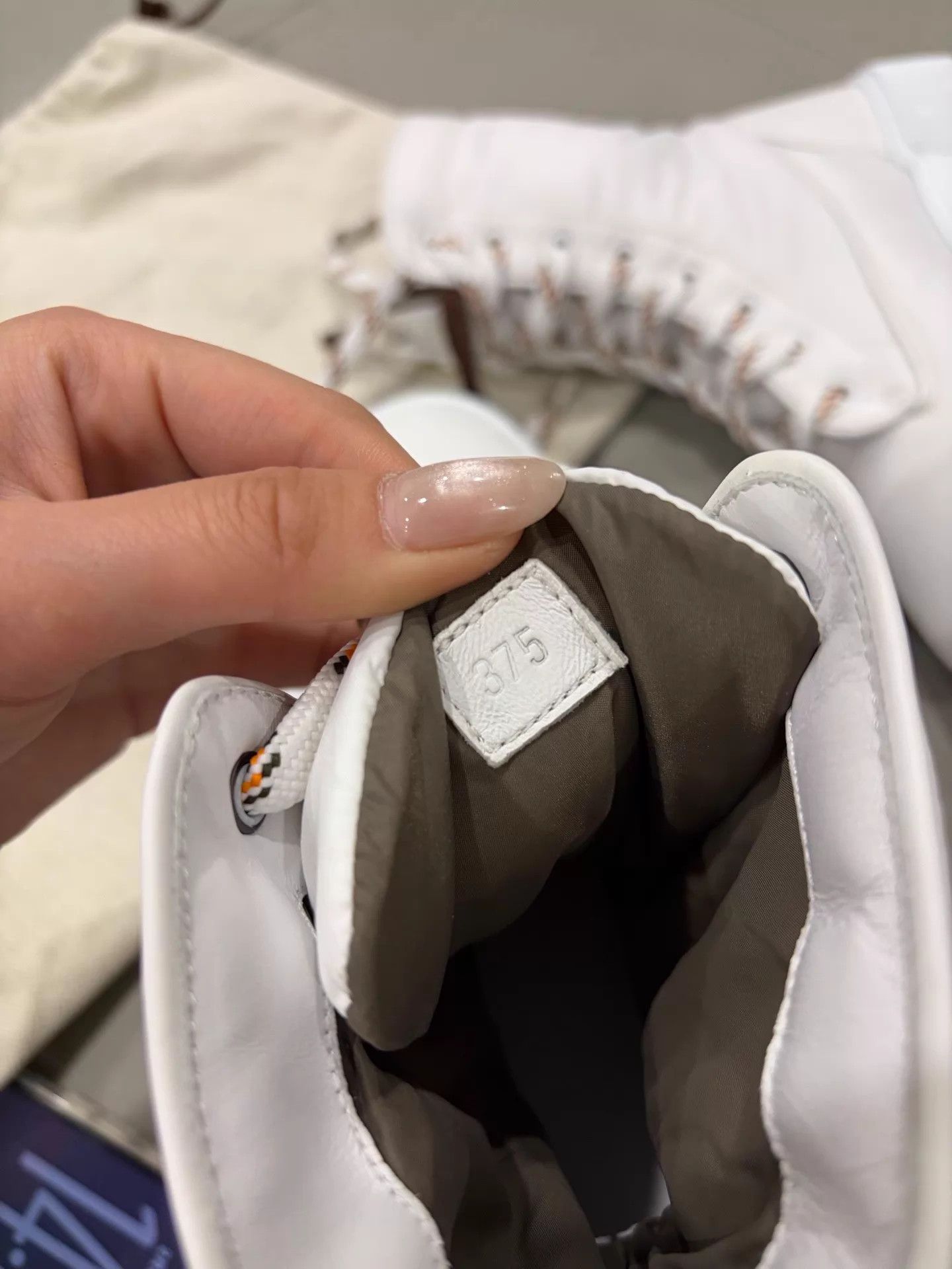 Hermes Hermes FW White Platform Martens new 37.5 EU Size US 7 / IT 37 - 7 Thumbnail
