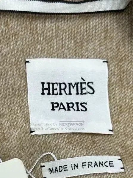 Hermes Hermes Double-faced cashmere coat Size XXS / US 00 / IT 34 - 7 Thumbnail