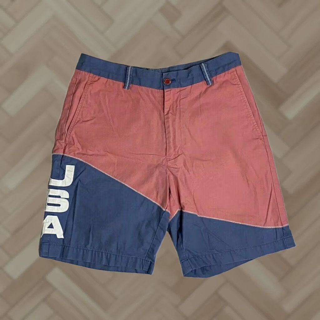Vineyard Vines Vineyard Vines Men's Blue Pink USA Breaker Chino Shorts size 30 Size US 30 / EU 46 - 1 Thumbnail