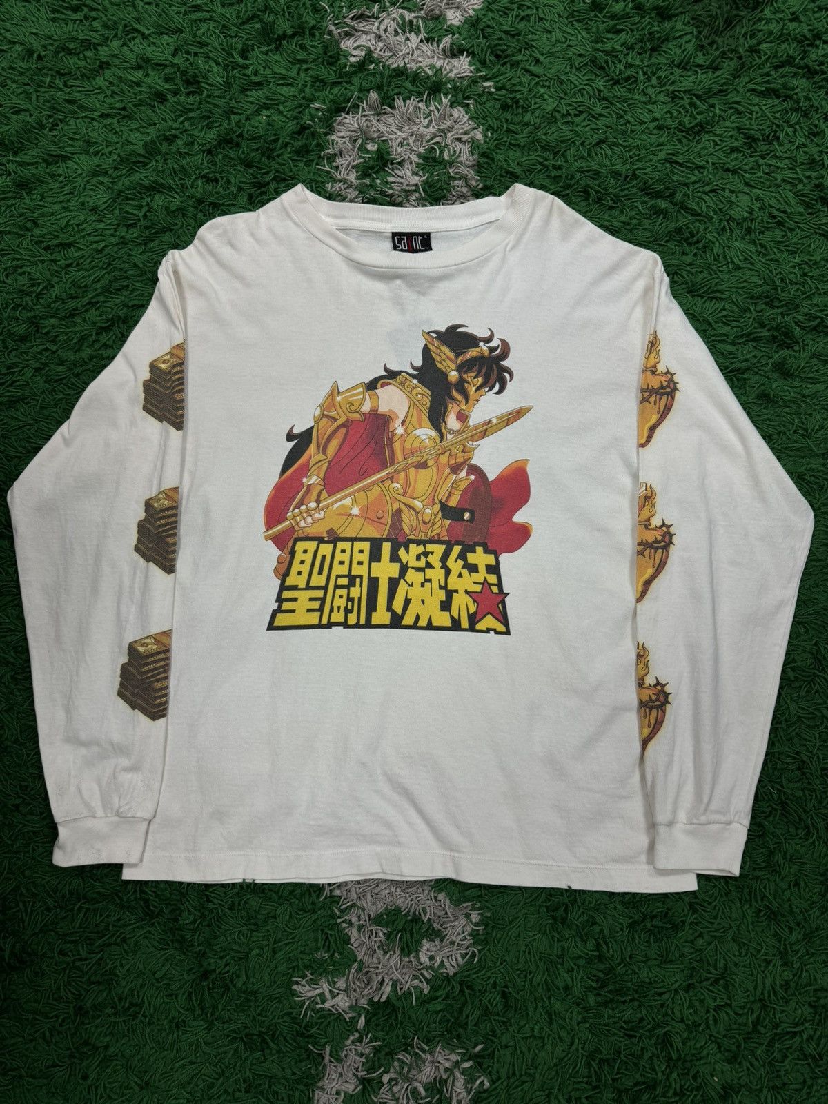 Saint Michael Saint Mx L/S Tee White Golden Armor Large Size US L / EU 52-54 / 3 - 1 Thumbnail