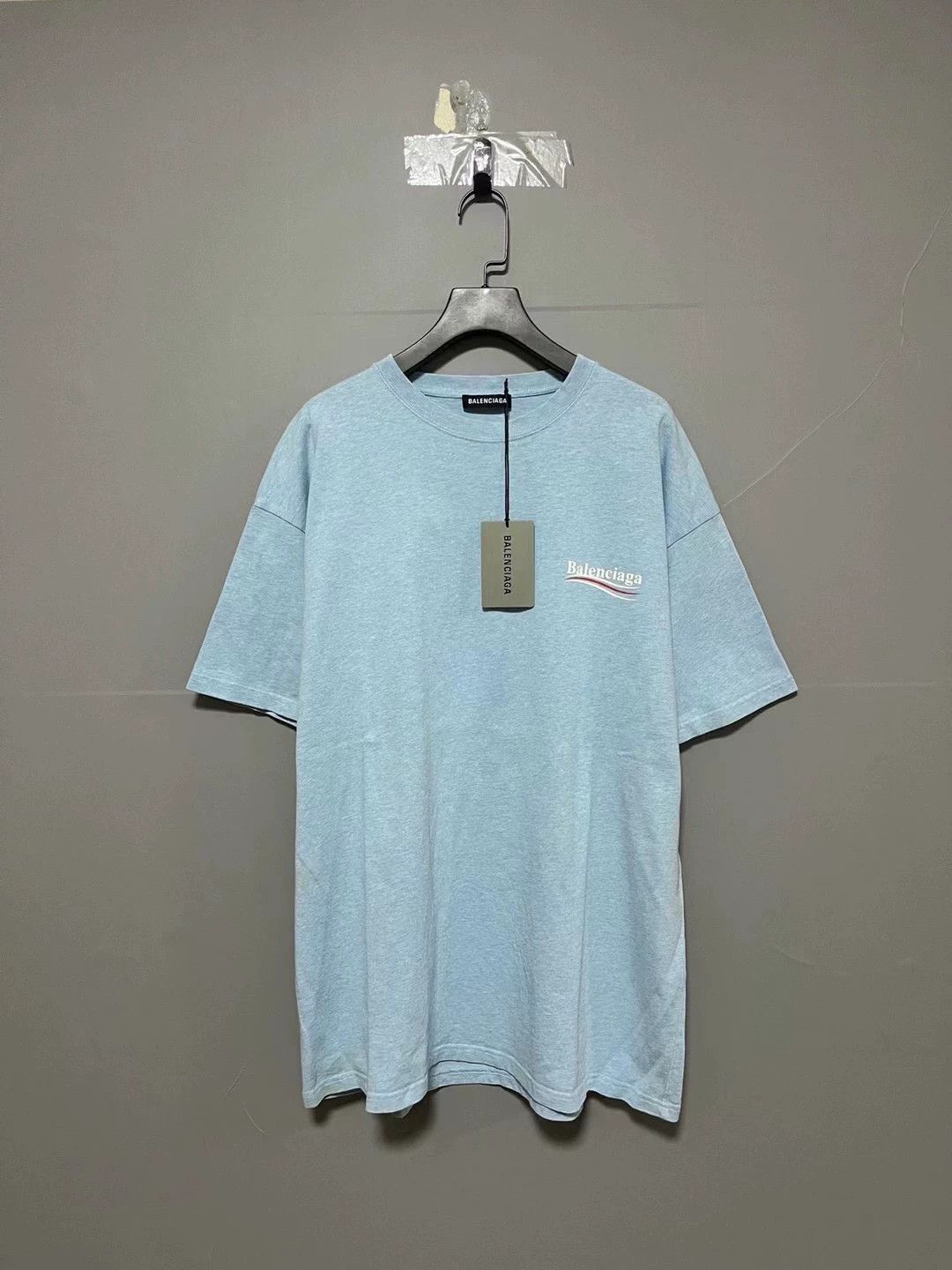 Balenciaga Balenciaga smog blue cola short sleeved shirt Size US M / EU 48-50 / 2 - 1 Thumbnail