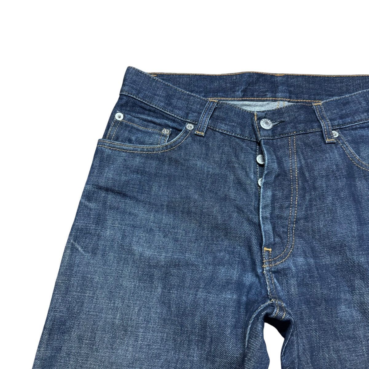 Helmut Lang Vintage Helmut Lang Raw Denim Classic Jeans Distressed Size US 31 - 4 Thumbnail