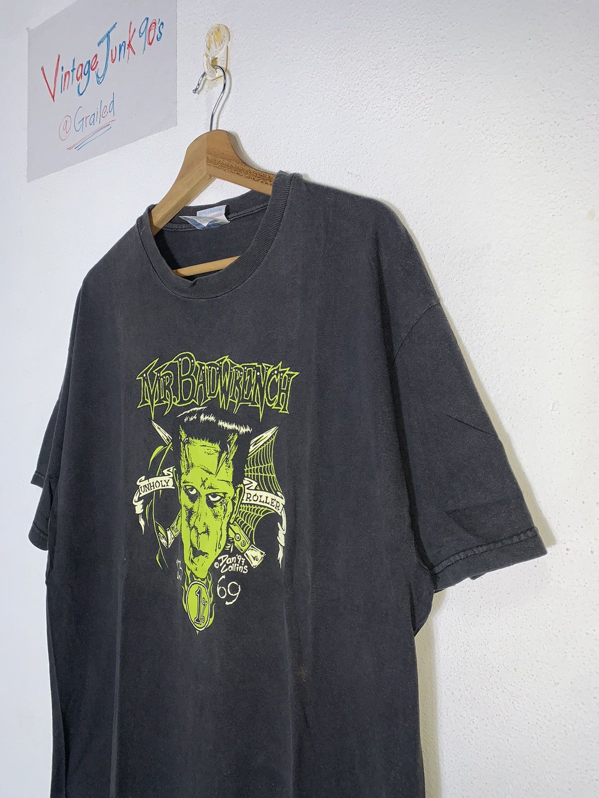 Vintage RARE!!!Vintage MR.BADWRENCH BAND T-shirt Size US M / EU 48-50 / 2 - 3 Thumbnail