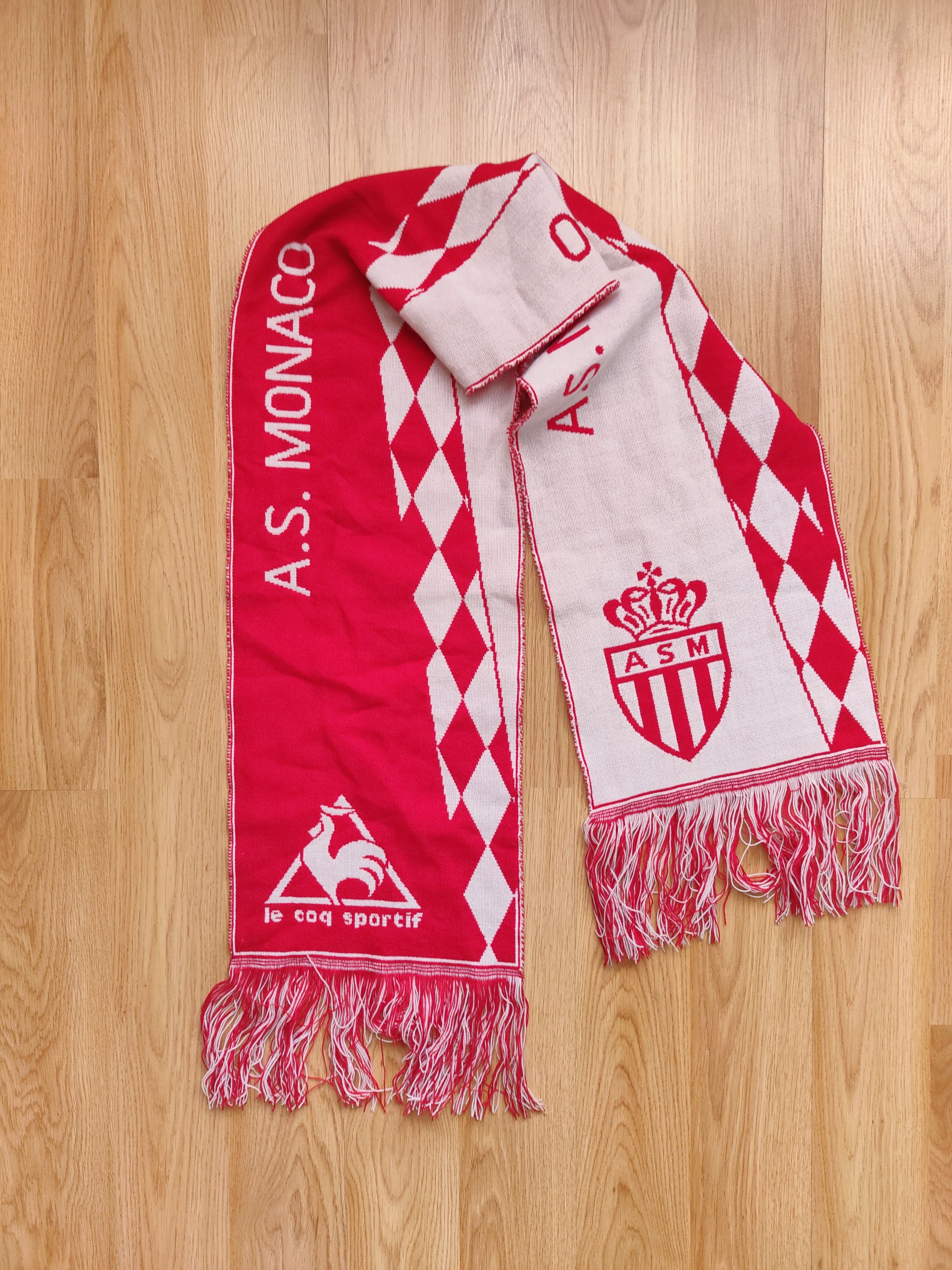 Le Coq Sportif Vintage scarf Le Coq Sportif A.S. Monaco Vetements Loisirs Size ONE SIZE - 1 Thumbnail
