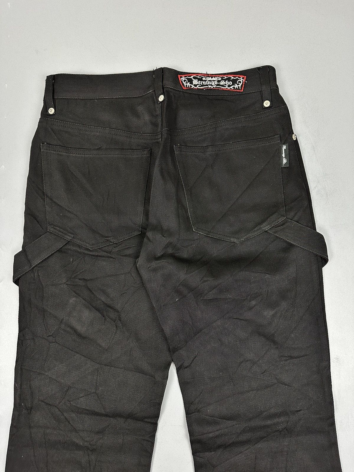 Seditionaries Vintage Bernings-Sho Punk Bondage Flared Denim Size US 29 - 6 Thumbnail