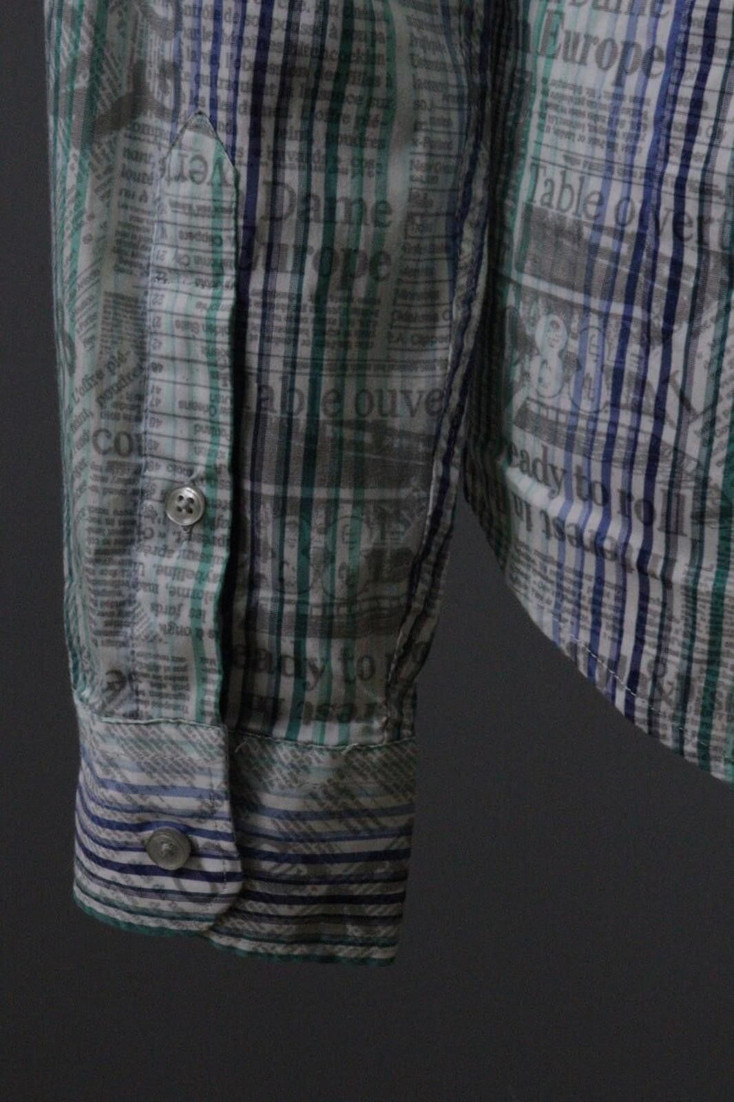 Desigual Desigual Barcelona Multicolor Striped Down Shirt Size L Size US L / EU 52-54 / 3 - 11 Thumbnail