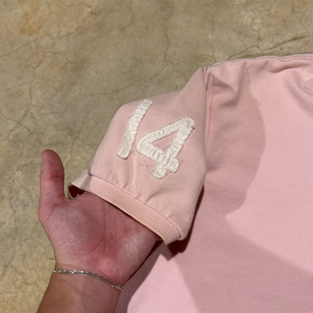 Polo Ralph Lauren Vintage 2000s Polo Ralph Lauren Rugby Collared Shirt Pink Size US XXL / EU 58 / 5 - 5 Thumbnail