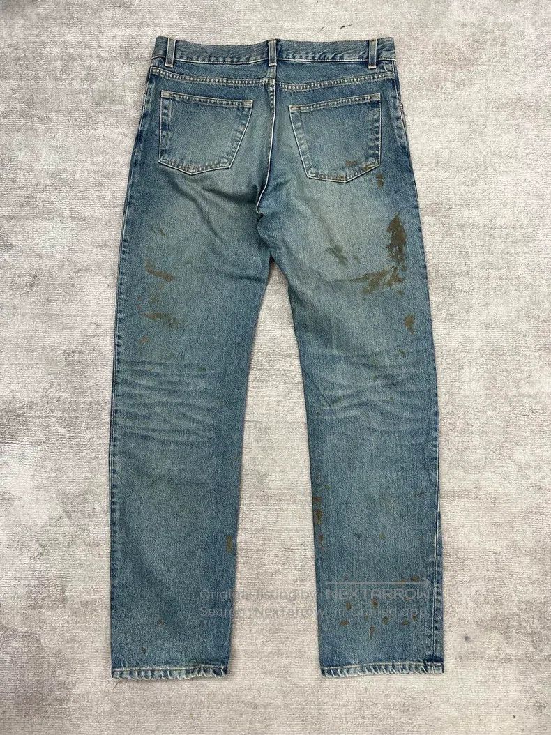 Helmut Lang HELMUT LANG Mud-Dyed Splatter Denim Pants Size US 33 - 2 Thumbnail