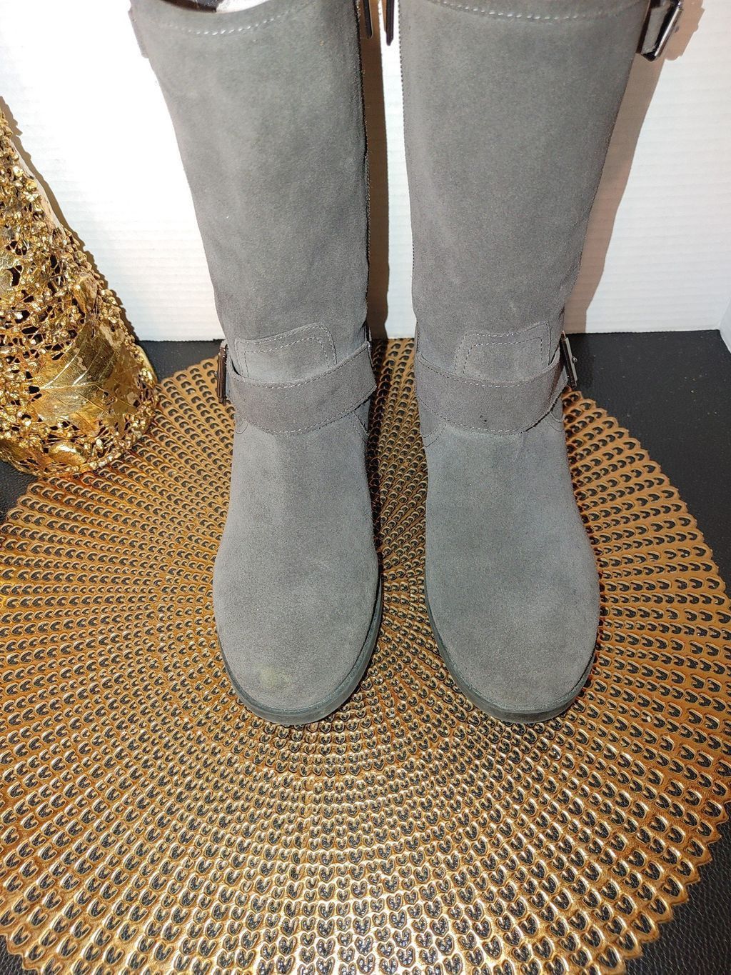 Vince Camuto Vince Camuto Whyla Suede Booties Size 7.5 Size US 7.5 / IT 37.5 - 1 Thumbnail