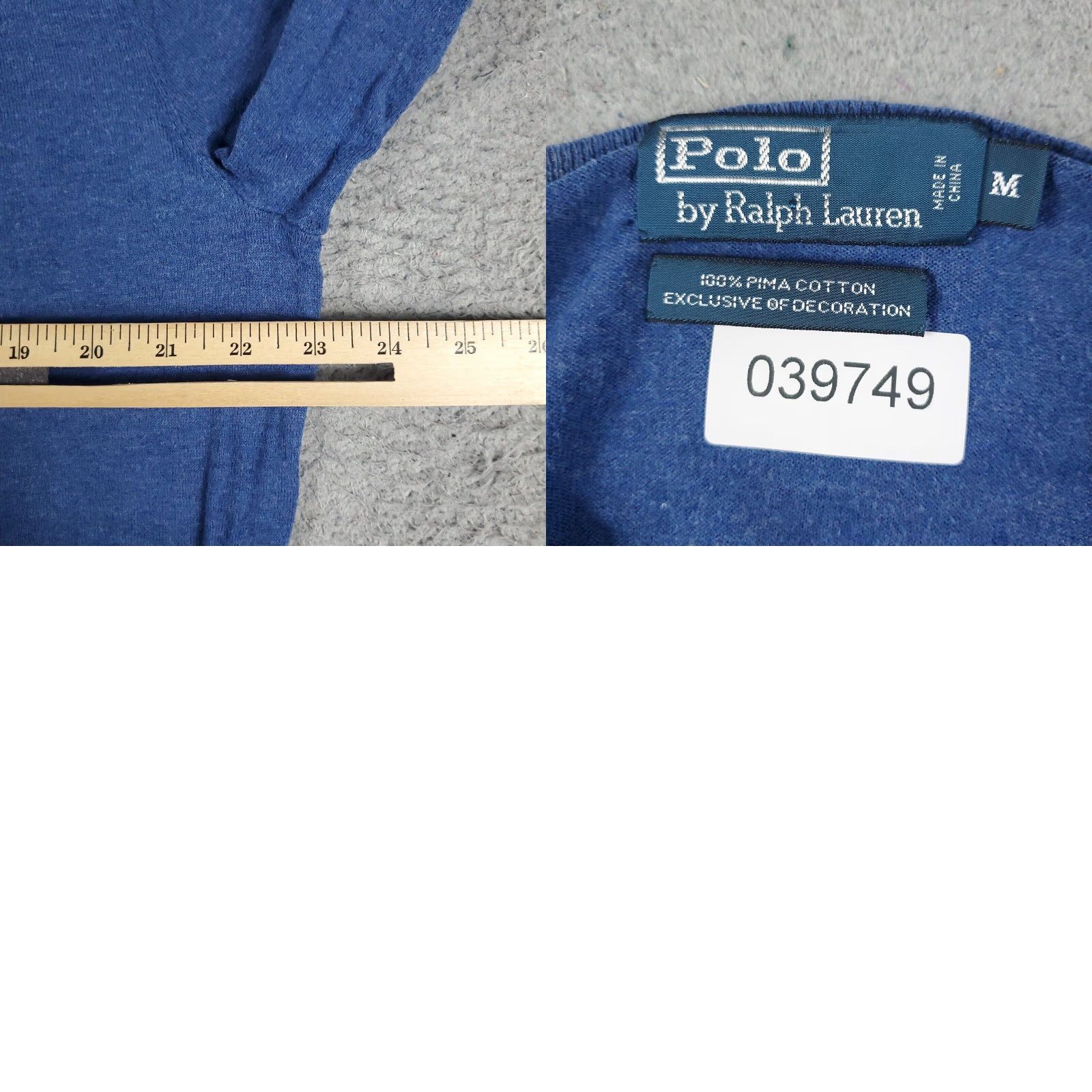 Polo Ralph Lauren Ralph Lauren Mens Medium Blue Pony Sweater Casual Pullover Size US M / EU 48-50 / 2 - 8 Thumbnail
