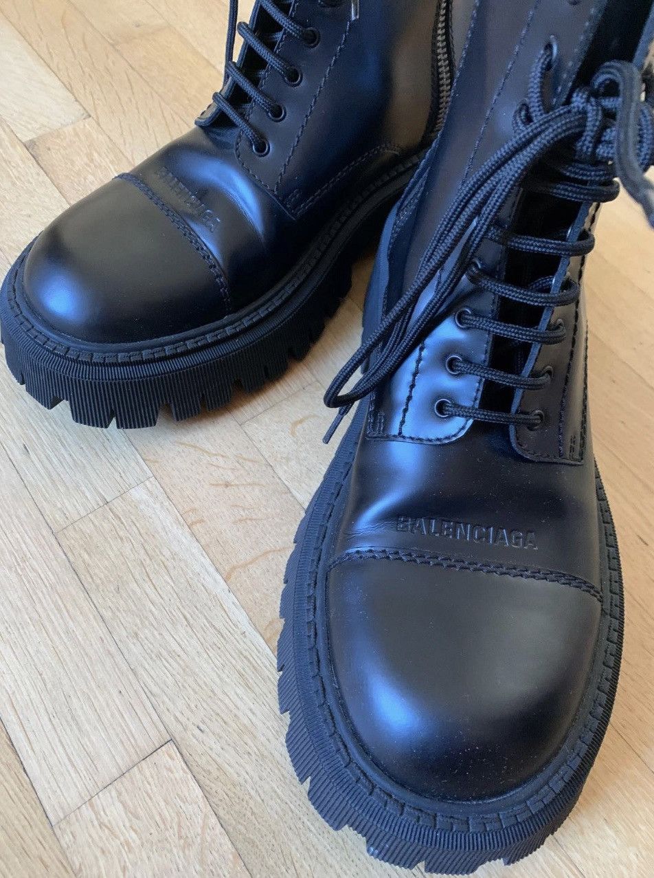 Balenciaga Balenciaga Leather Biker Boots Size US 7 / EU 40 - 2 Thumbnail