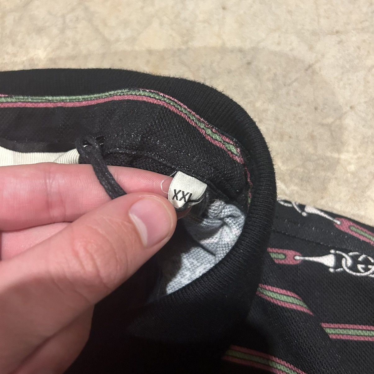 Designer × Gucci NWT Gucci Jacquard Horsebit Monogram GG Polo Shirt Rare Size US XXL / EU 58 / 5 - 6 Thumbnail