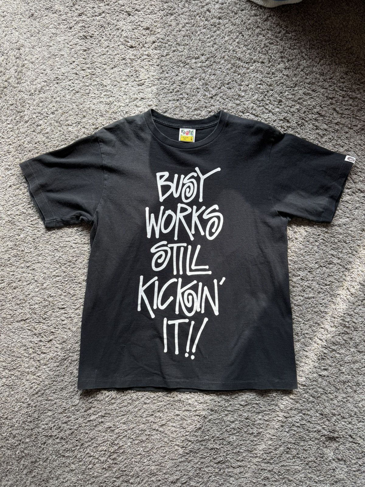 Bape × Stussy Bape X Stussy Busy Works T Shirt Size US L / EU 52-54 / 3 - 1 Thumbnail