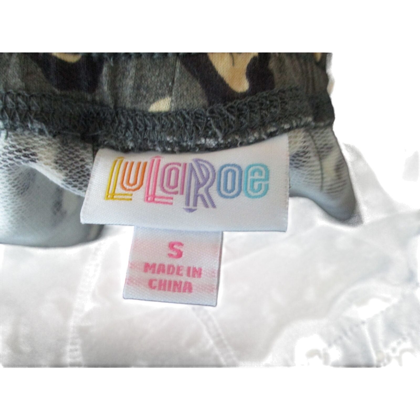 Other LuLaRoe Jax (S) Gray Black Beige Leopard Joggers Sweatpants Size 27" / US 4 / IT 40 - 3 Thumbnail