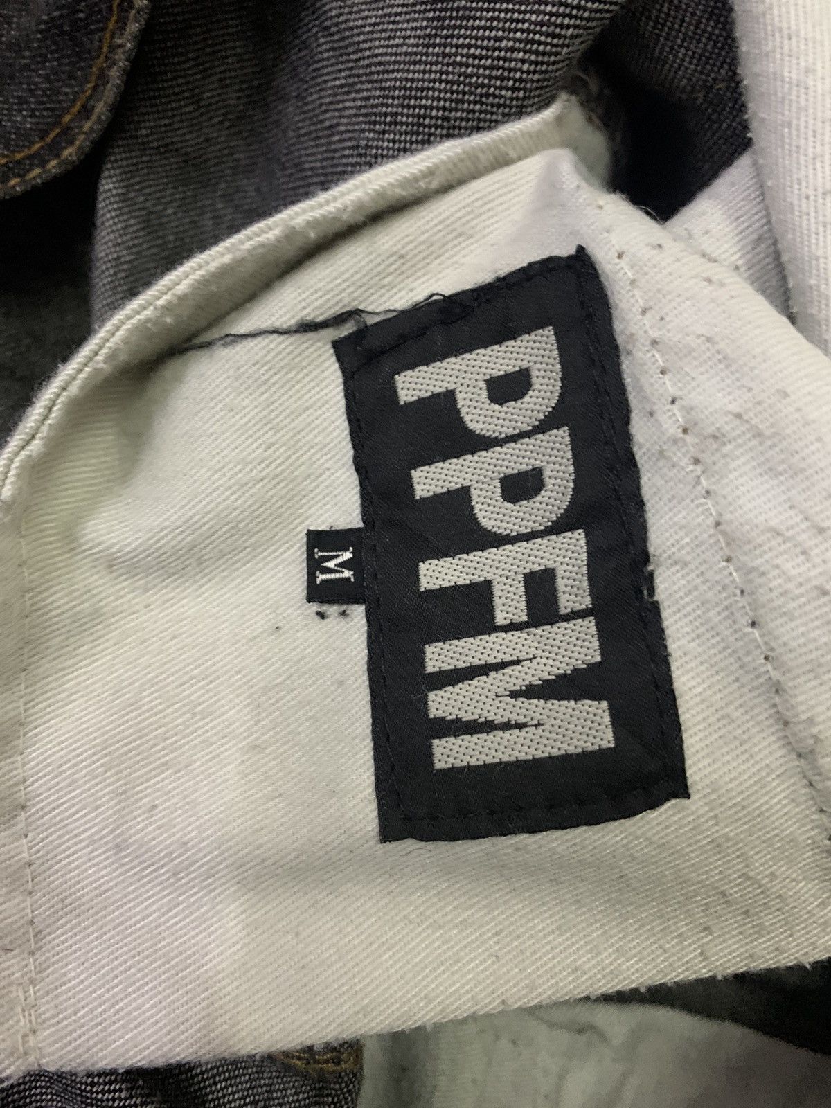 Hysteric Glamour 💥Vtg Ppfm Custom Performance Black Denim Size US 31 - 8 Thumbnail