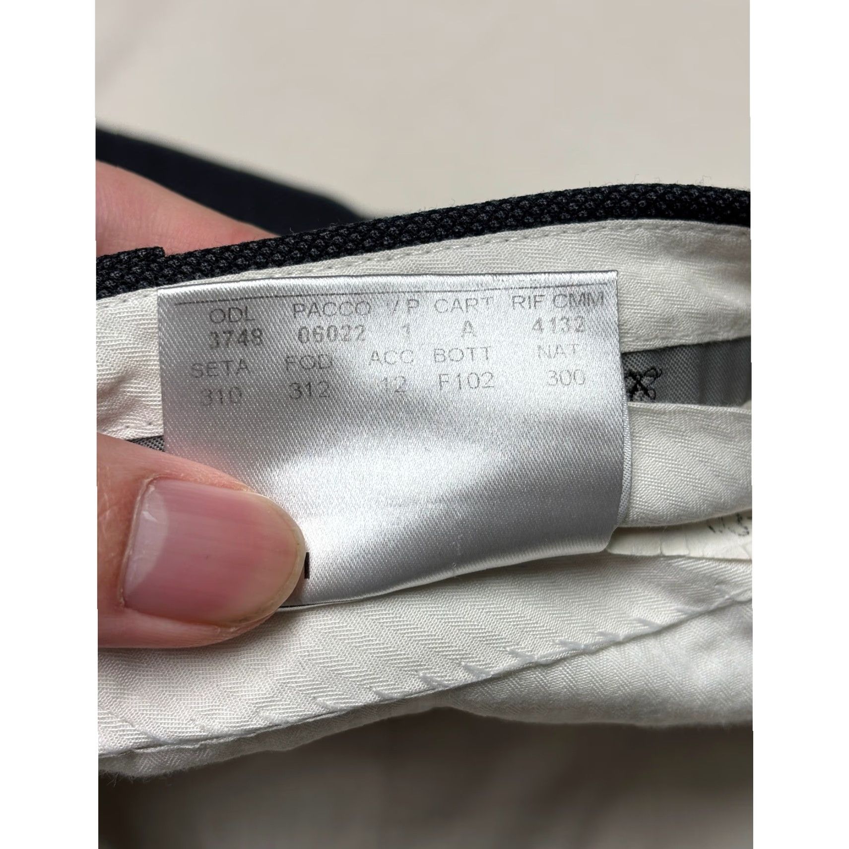 Canali Canali 1934 Mens Gray Wool Blend Dress Pants 38 Regular Geometric Pattern Slim Flat Front Trousers Size US 37 - 6 Thumbnail