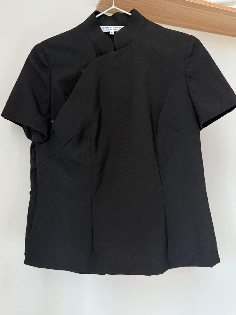 Comme des Garcons Comme Des Garcons Black Chinese style short sleeve shirt w Size S / US 4 / IT 40 - 1 Thumbnail