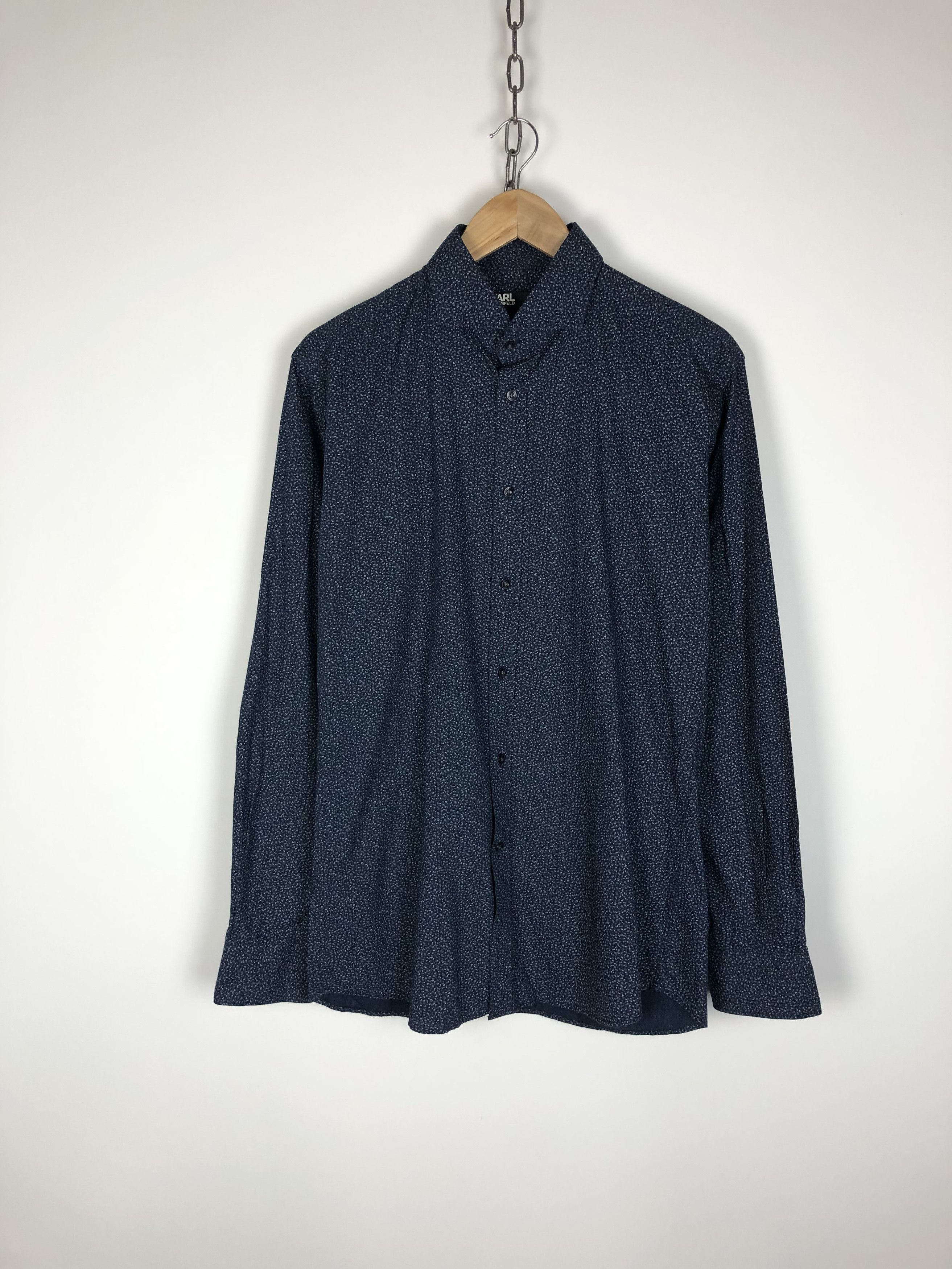 Karl Lagerfeld Karl Lagerfeld Shirt Ornament Navy size 40 (M) Size US M / EU 48-50 / 2 - 1 Thumbnail