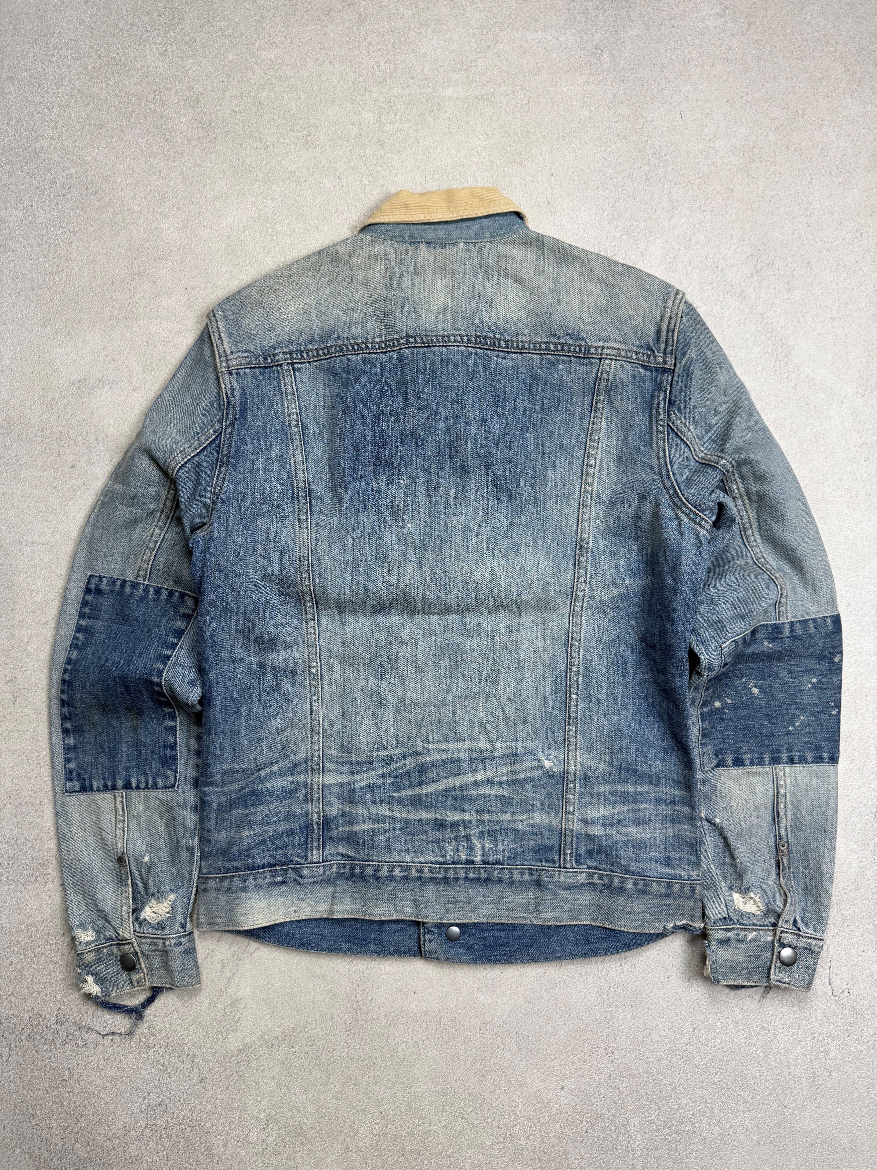 Allsaints Allsaints Daruma Distressed Denim Jacket Size US M / EU 48-50 / 2 - 4 Thumbnail