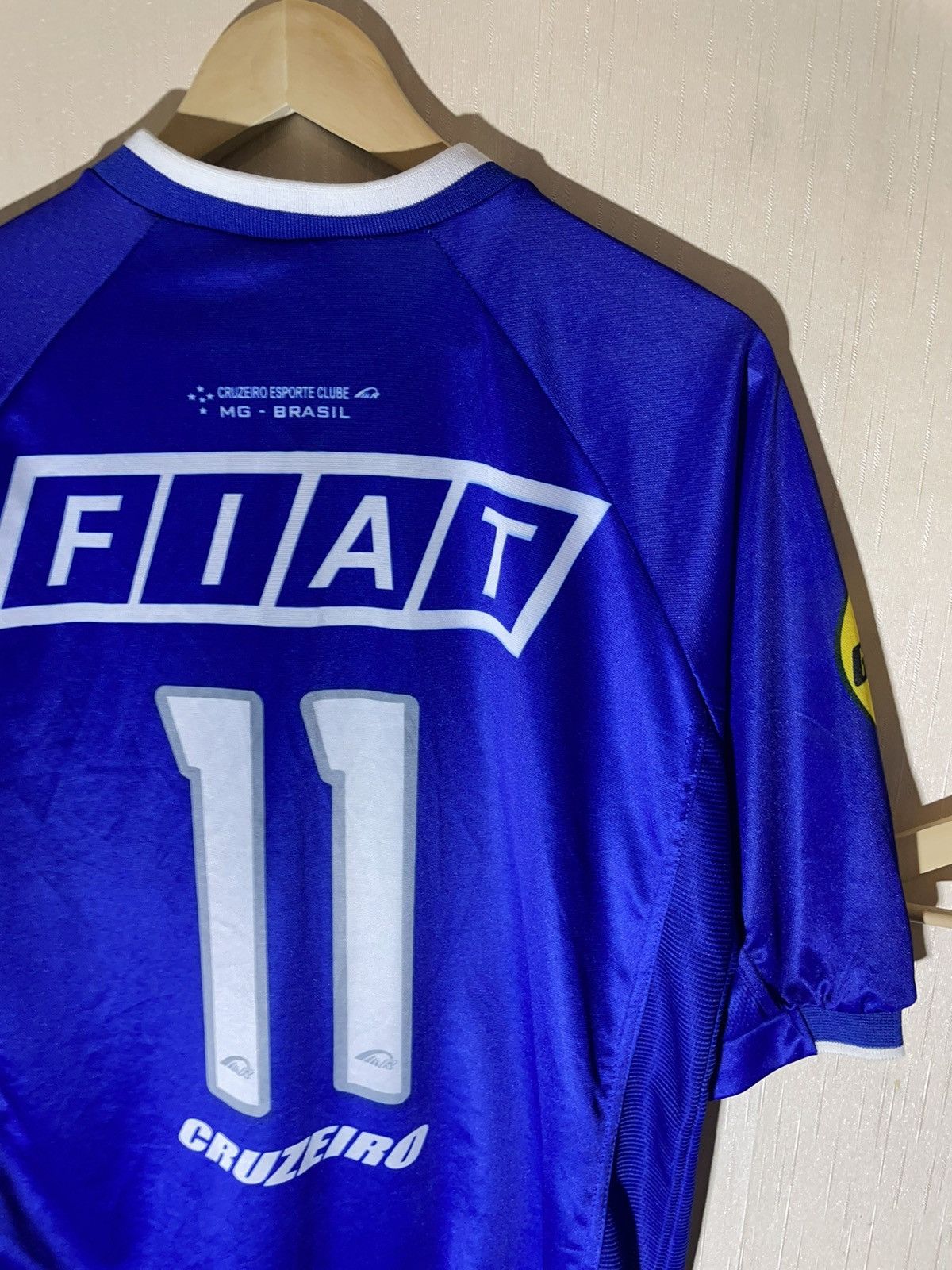 Vintage Cruzeiro Esporte Clube vintage soccer jersey 90s Size US L / EU 52-54 / 3 - 13 Thumbnail