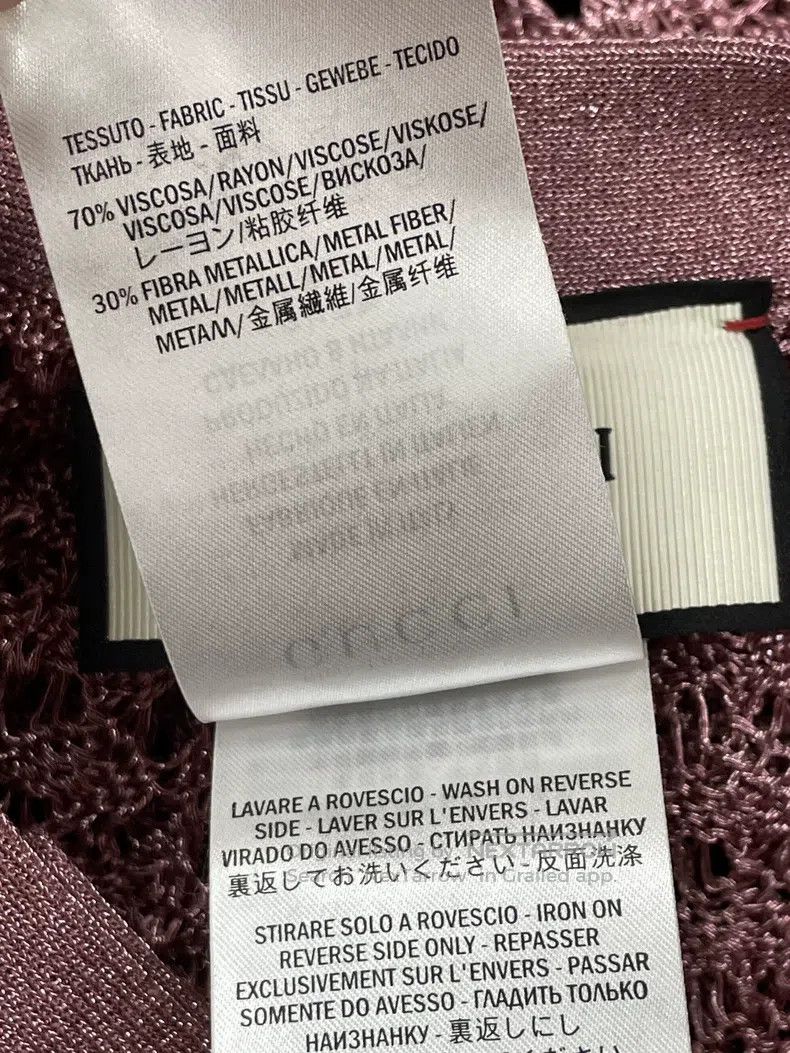 Gucci Gucci Pink laced cloak shawl coat Size ONE SIZE - 5 Thumbnail