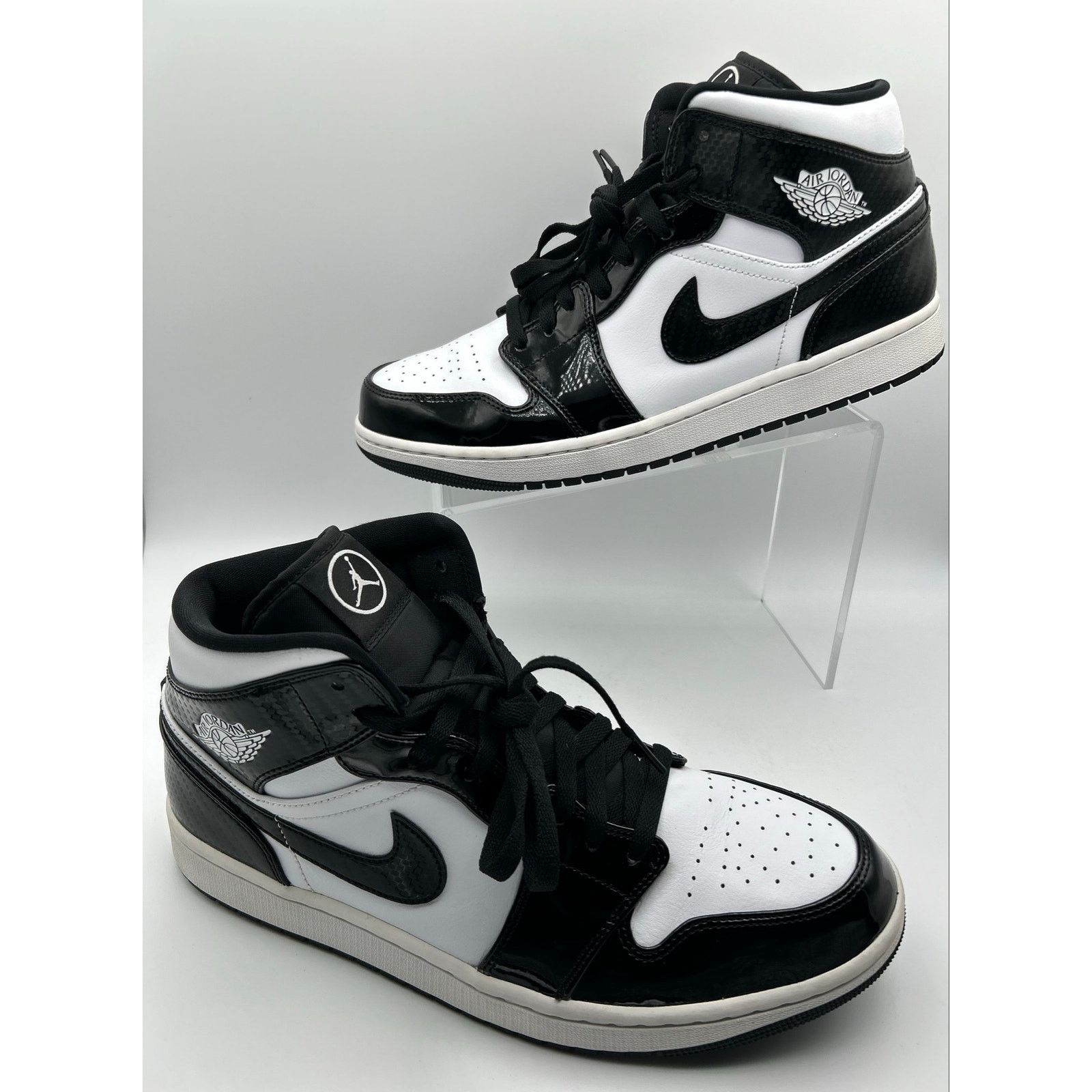 Nike Nike Air Jordan 1 MID AllStar Weekend CarbonFiber 2021 US 12 Size US 12 / EU 45 - 1 Thumbnail