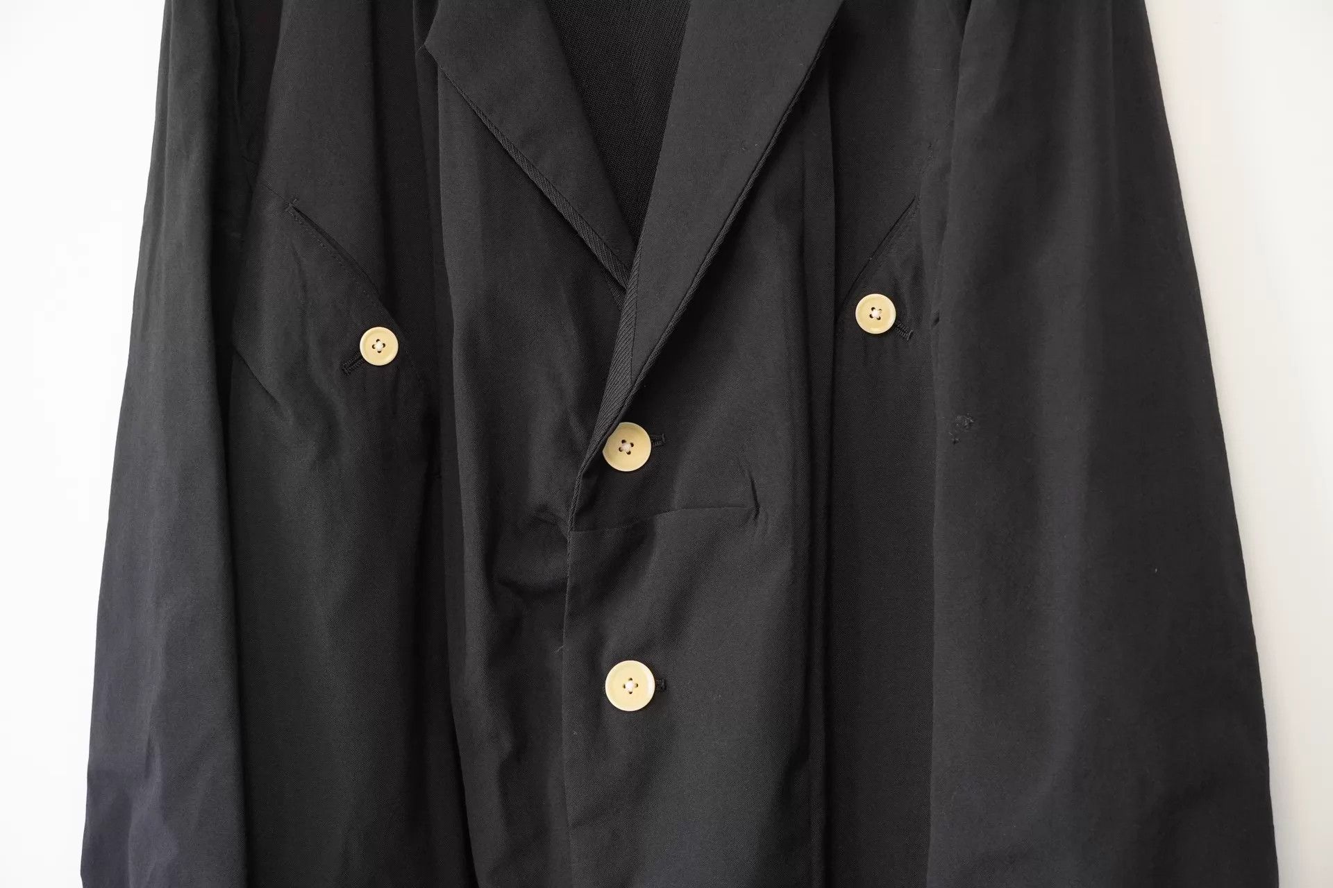 Yohji Yamamoto Yohji Yamamoto 99SS Double-Faced Blended Jacket M Size US M / EU 48-50 / 2 - 3 Thumbnail