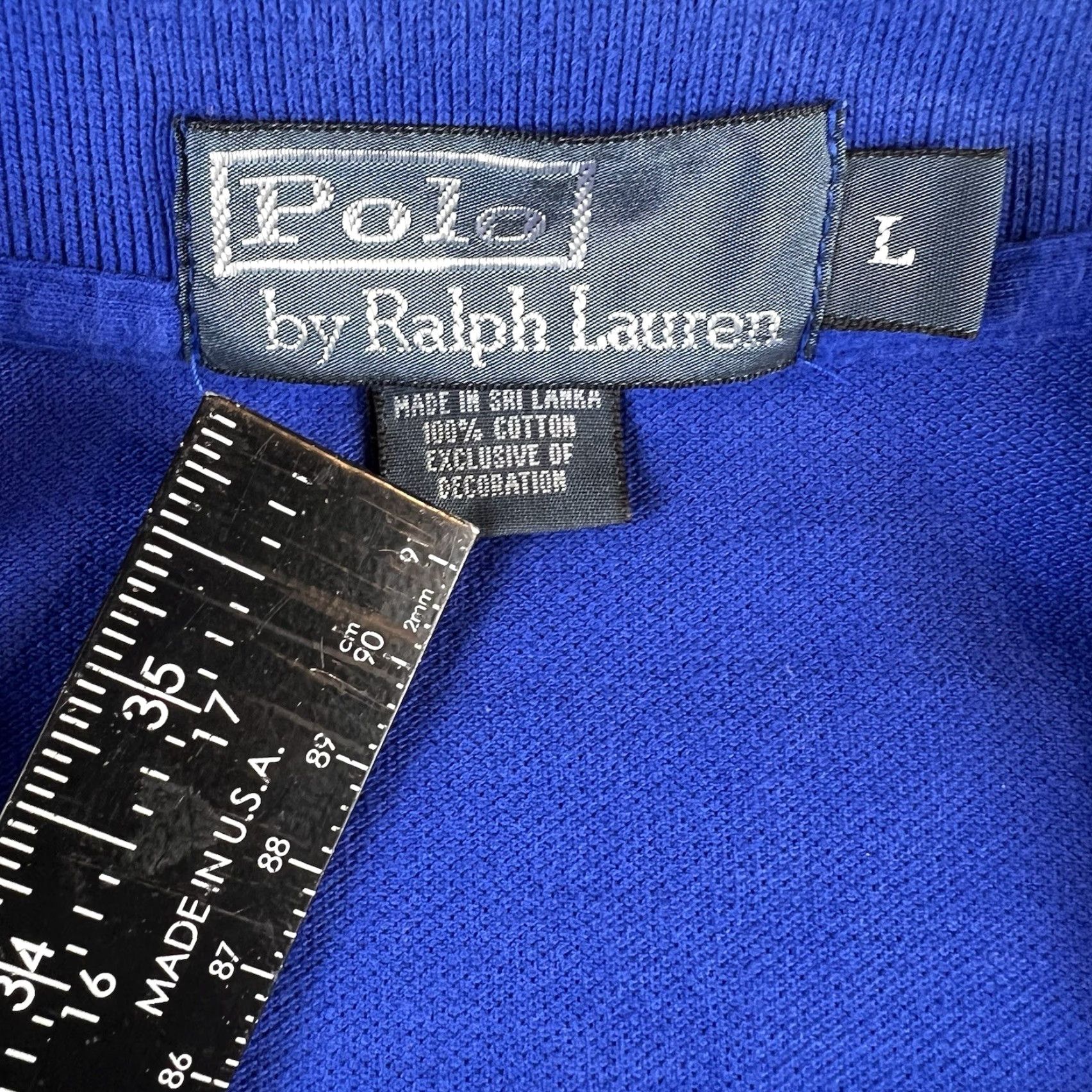 Ralph Lauren VINTAGE Ralph Lauren Polo Shirt Men L Blue 100% Cotton Logo Embroidered Preppy Classic Tennis Wearable Casual Size US L / EU 52-54 / 3 - 4 Thumbnail